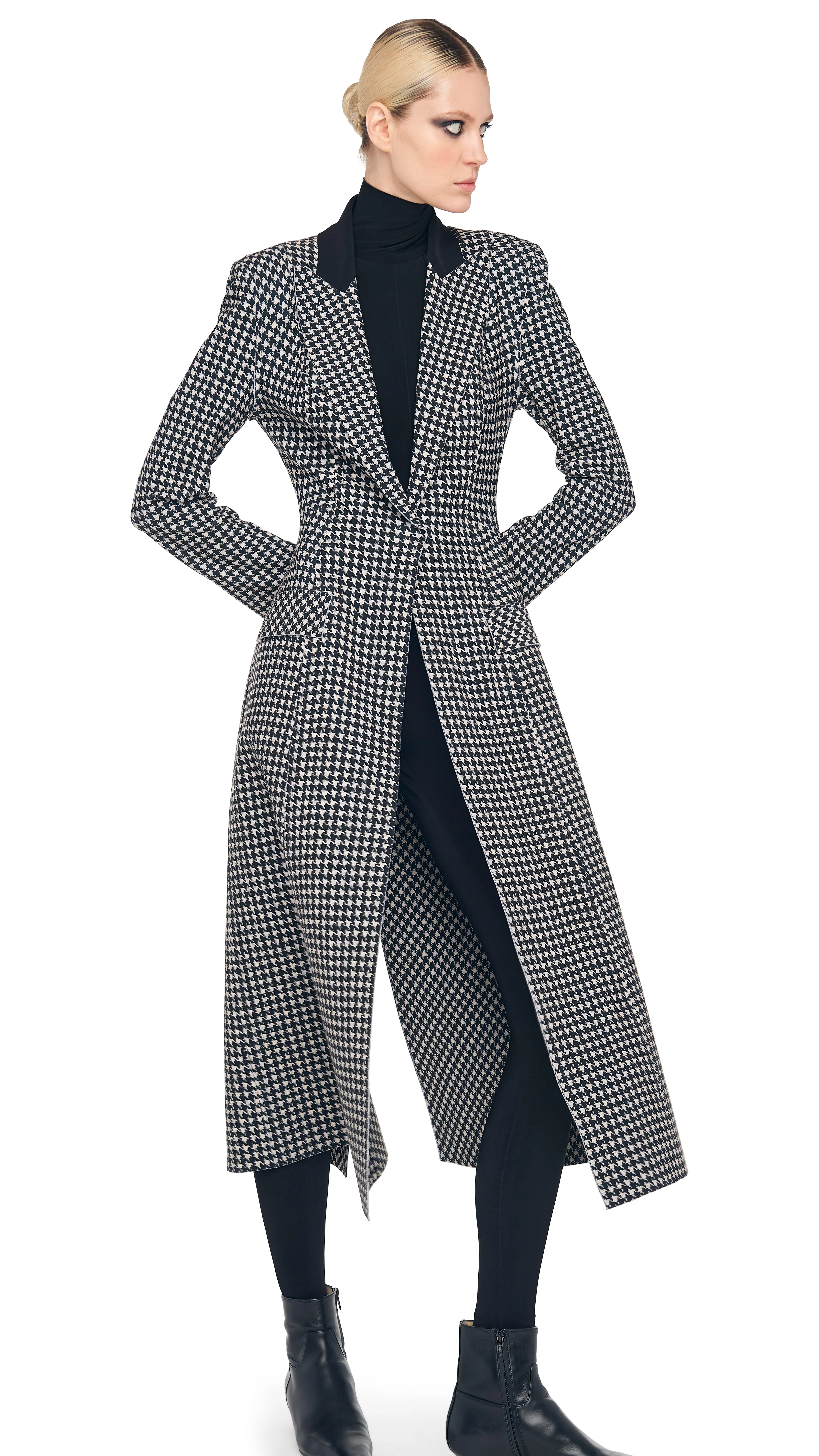 SINGLE BREASTED BOY FIT RIDING COAT - Image 7