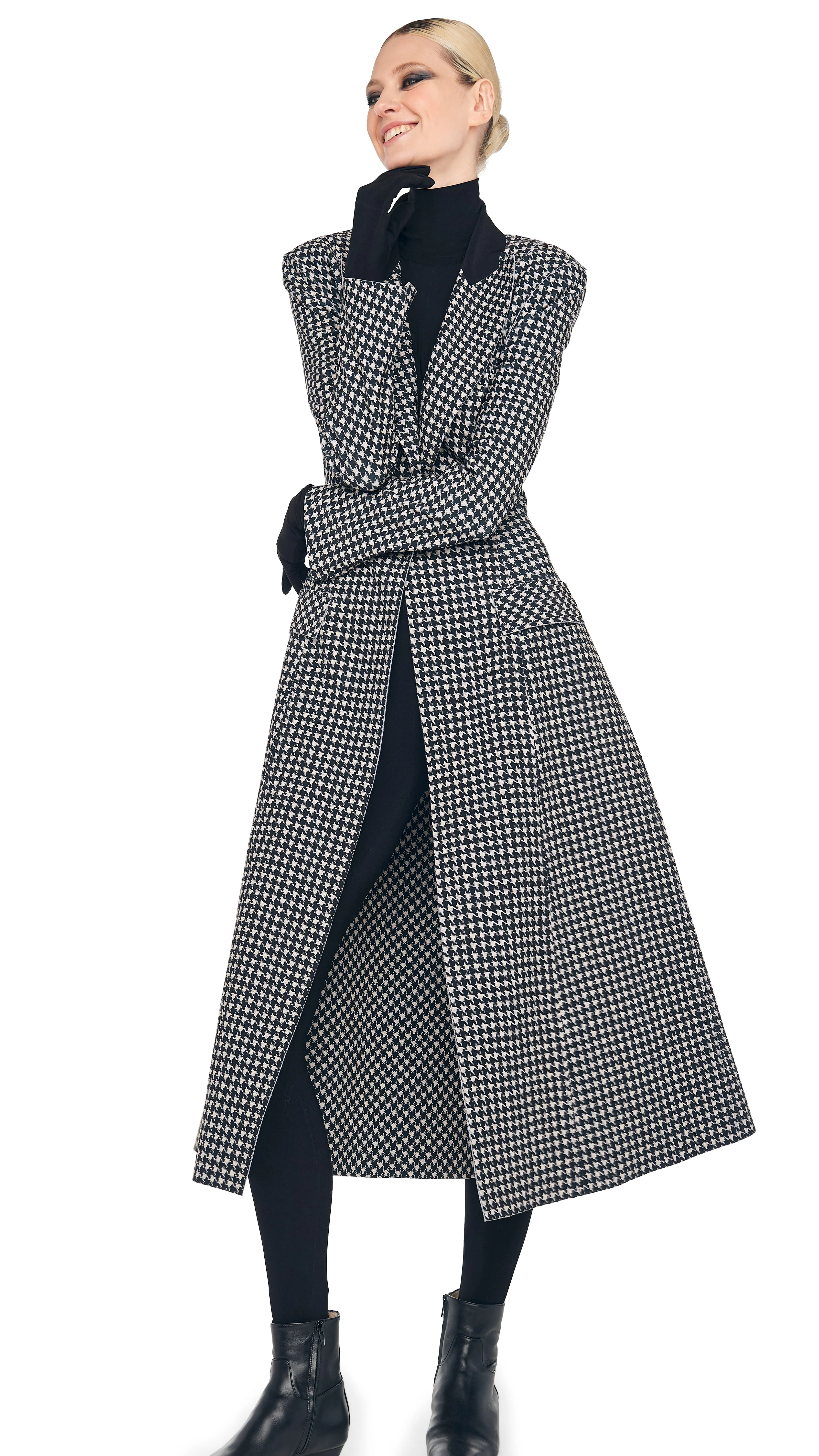 SINGLE BREASTED BOY FIT RIDING COAT - Image 8