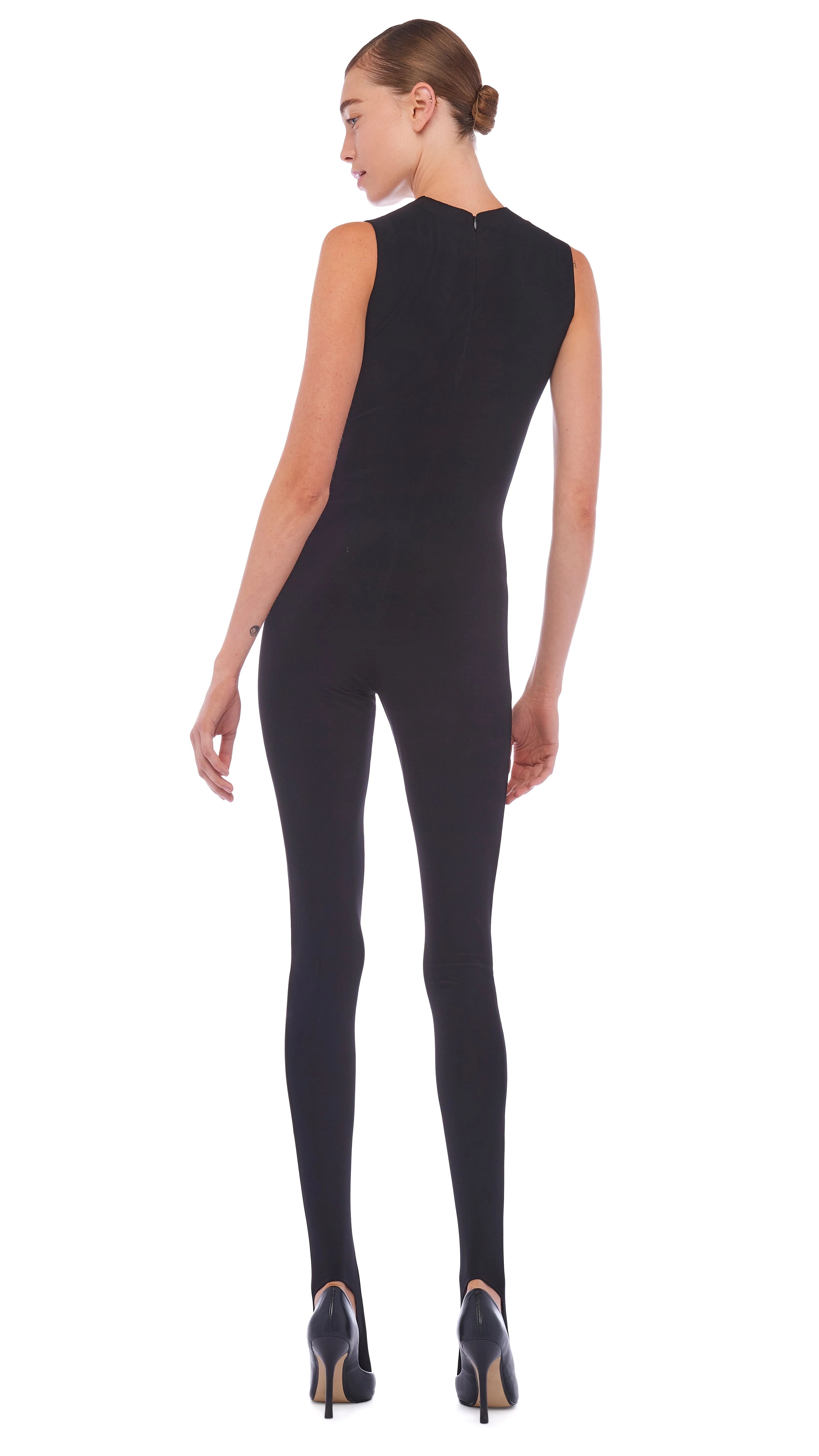 SLEEVELESS CATSUIT W/ FOOTIE - Image 3