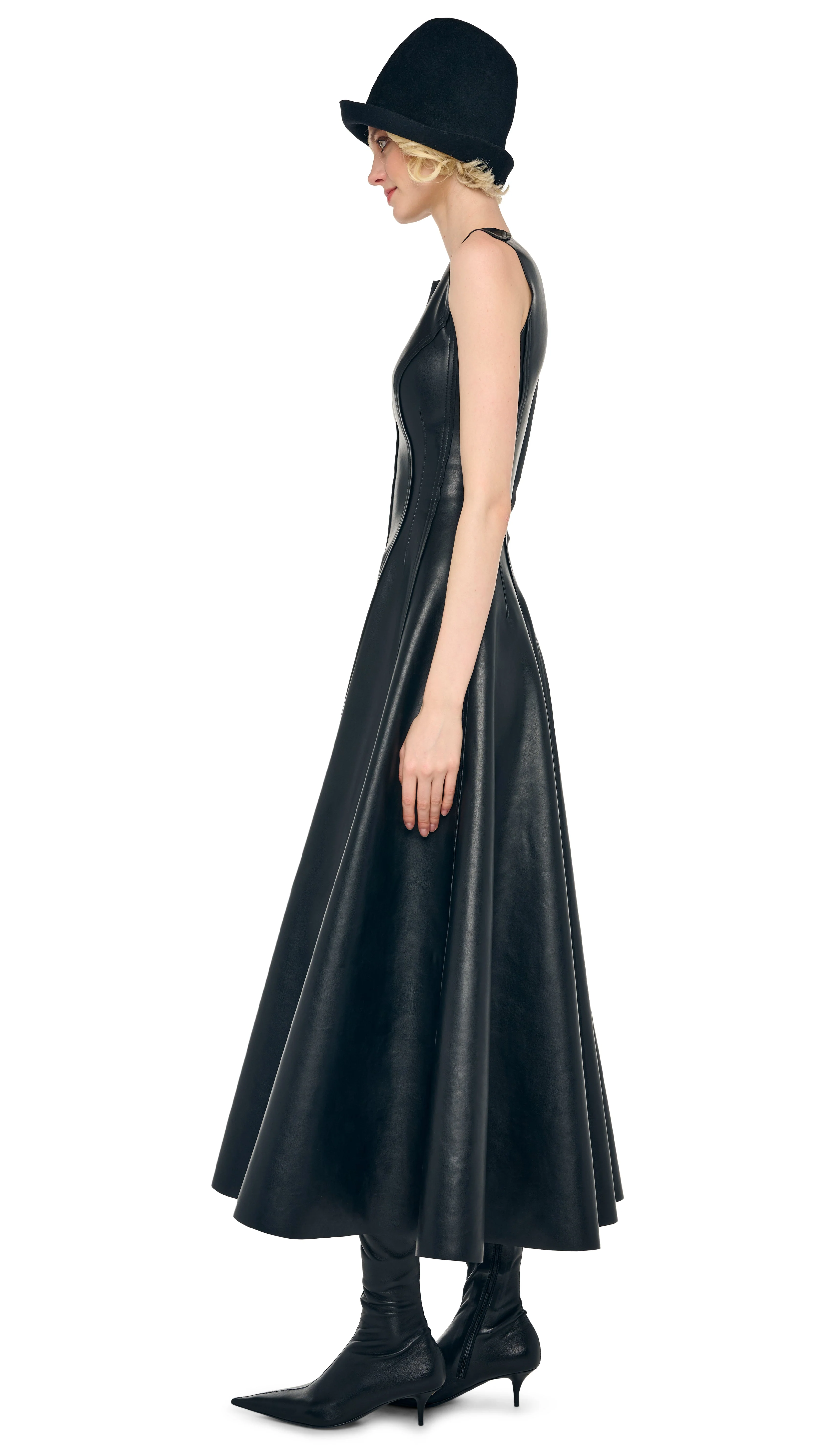 SLEEVELESS LONG GRACE DRESS - Image 2