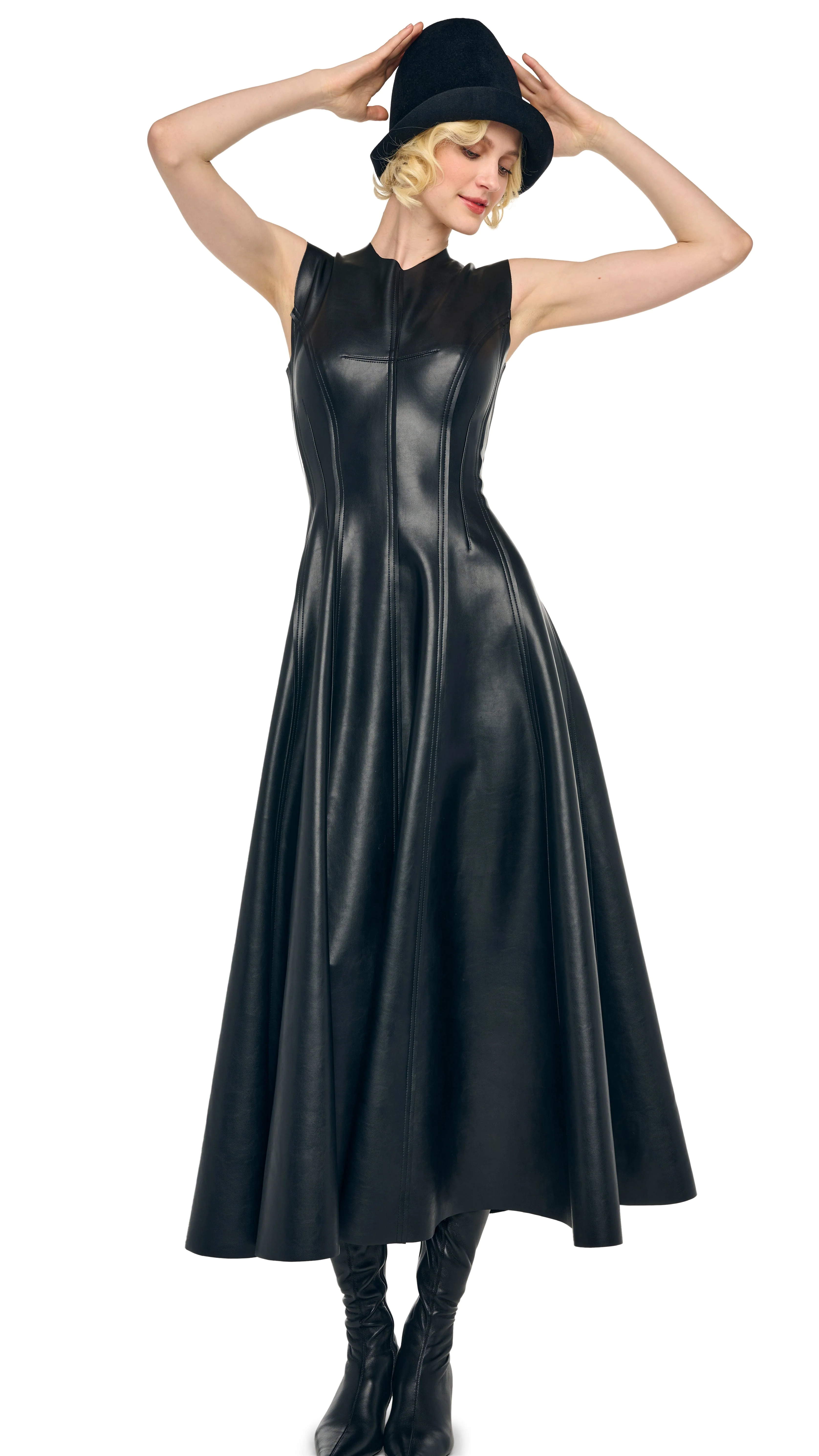 SLEEVELESS LONG GRACE DRESS - Image 6