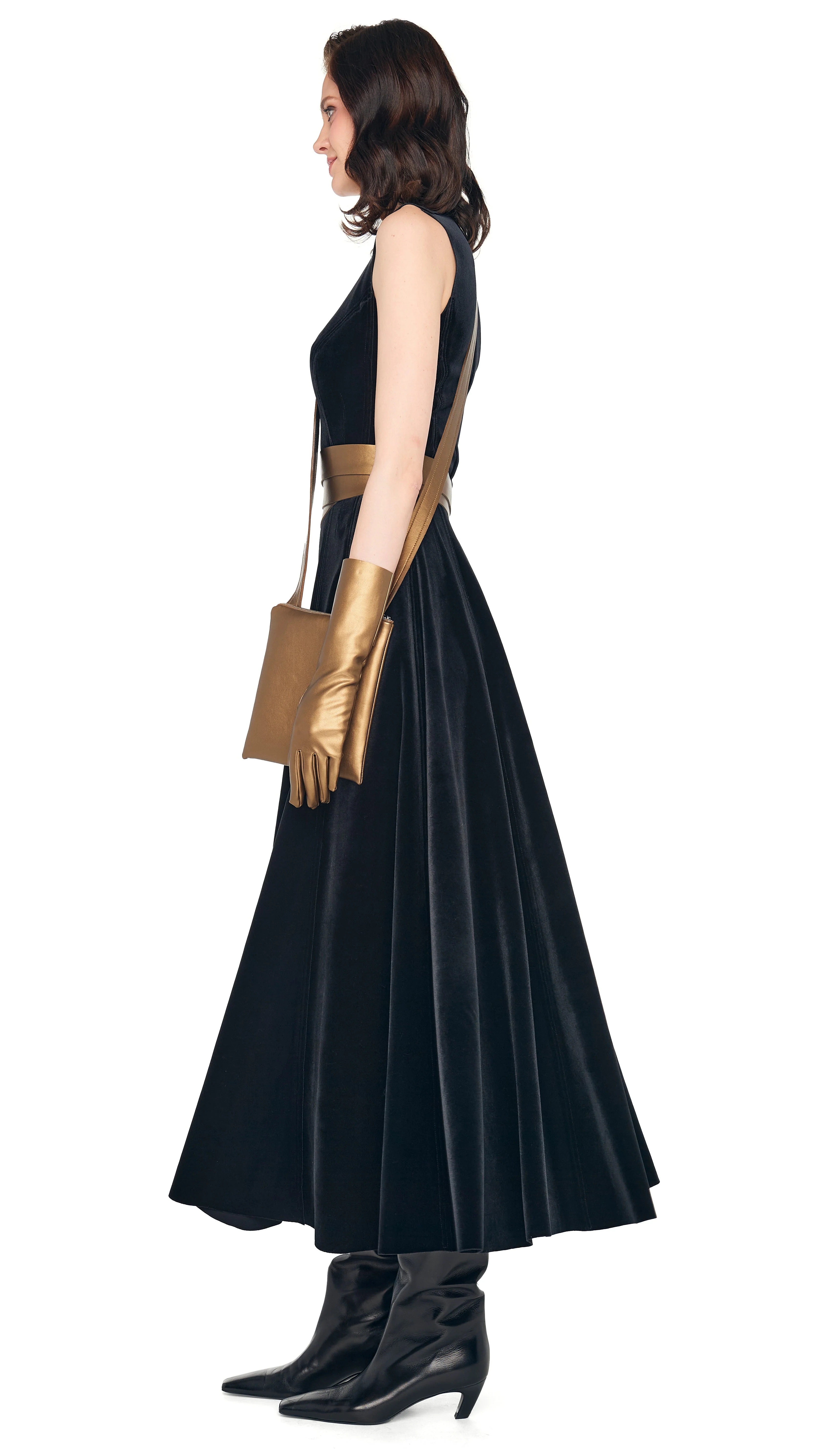 SLEEVELESS LONG GRACE DRESS - Image 3