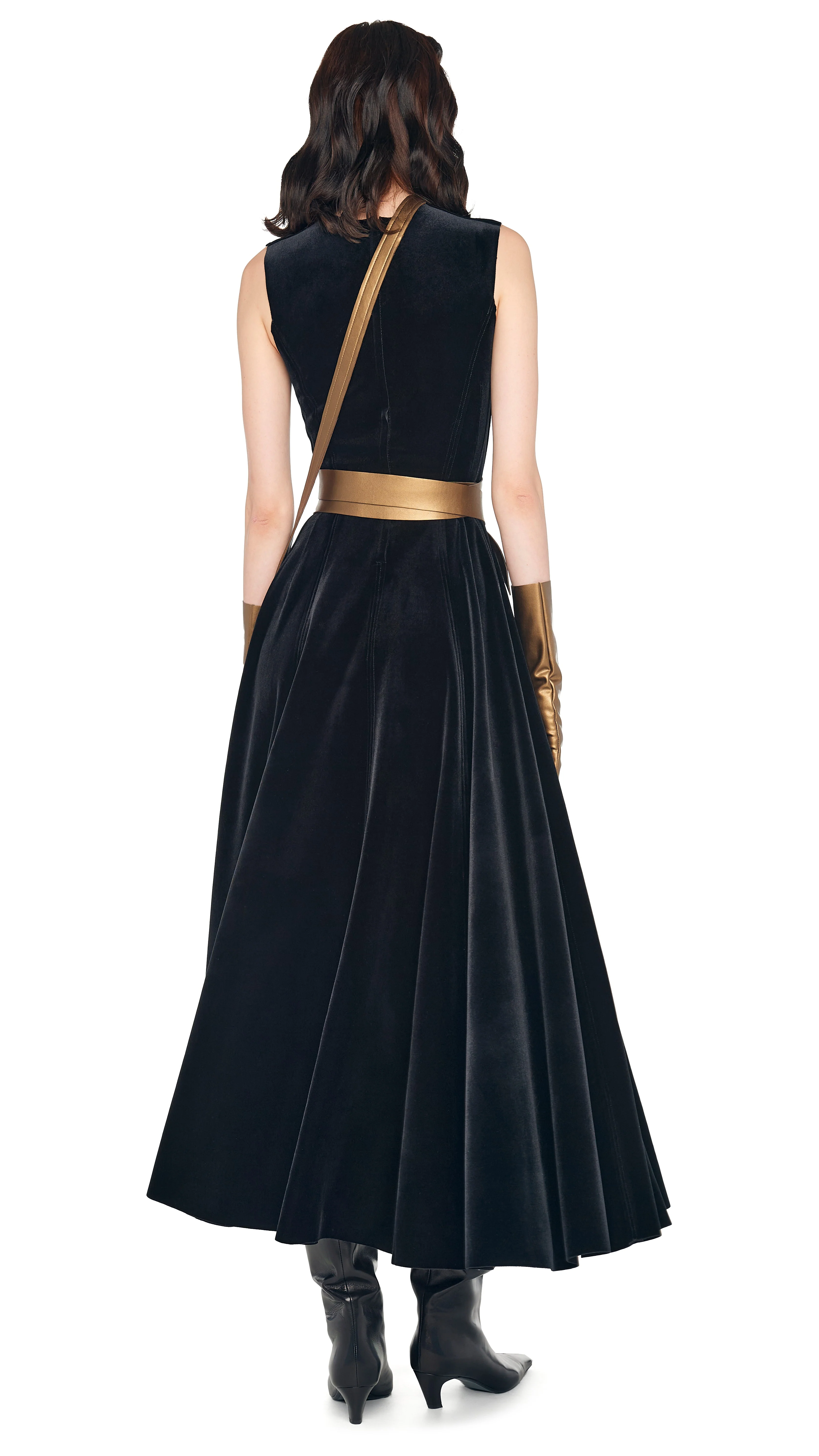 SLEEVELESS LONG GRACE DRESS - Image 4