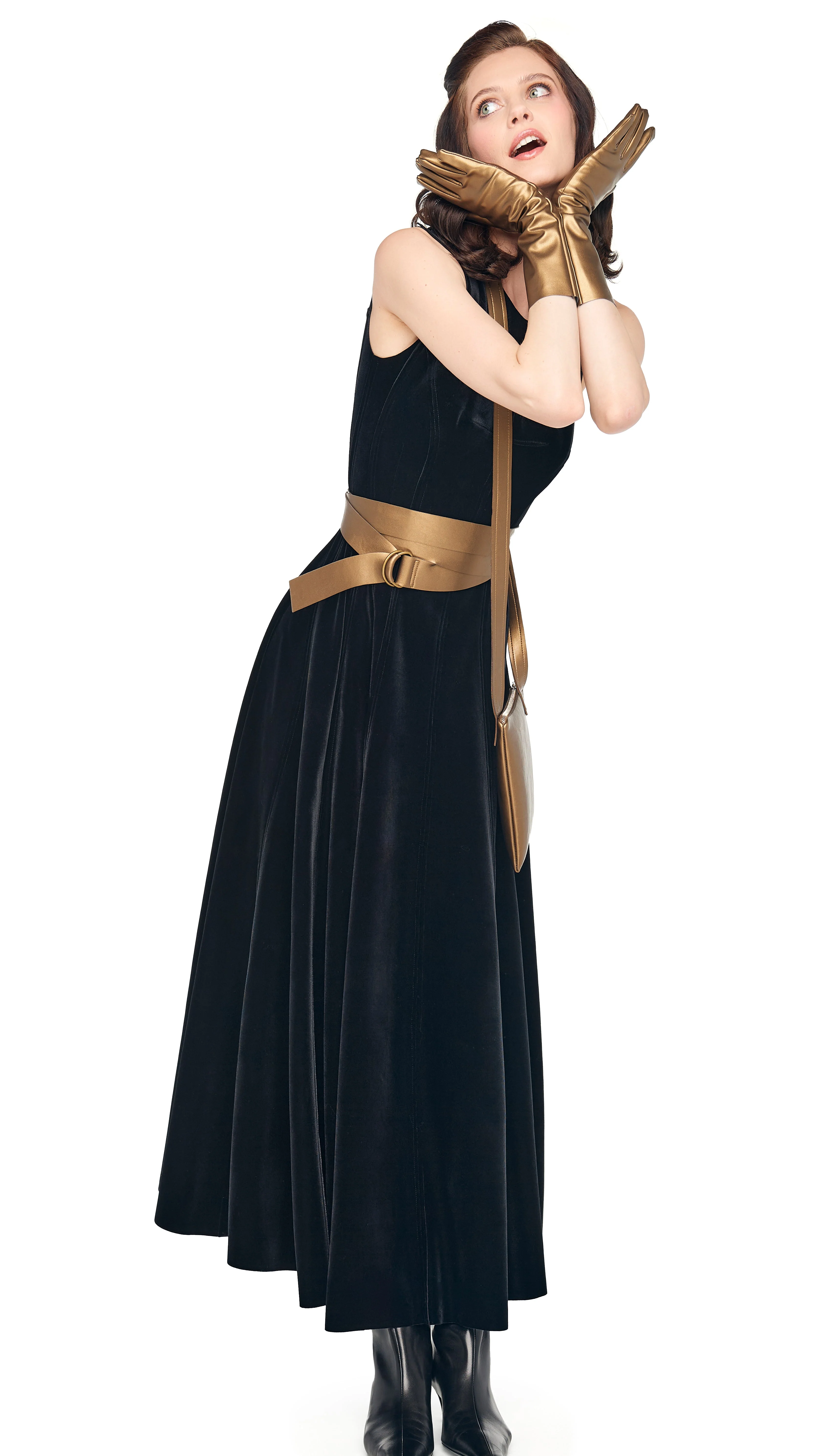 SLEEVELESS LONG GRACE DRESS - Image 5