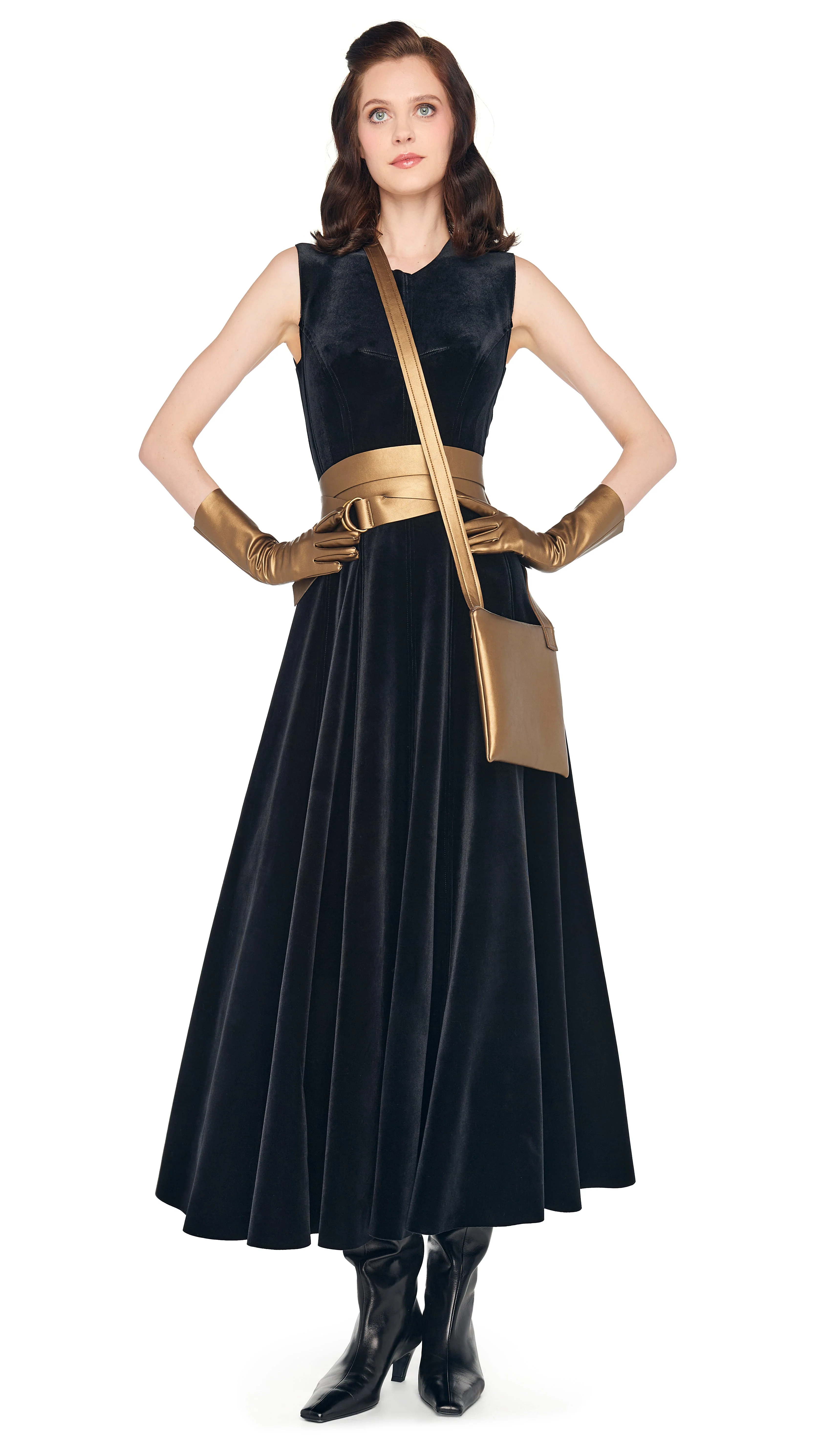 SLEEVELESS LONG GRACE DRESS - Image 6