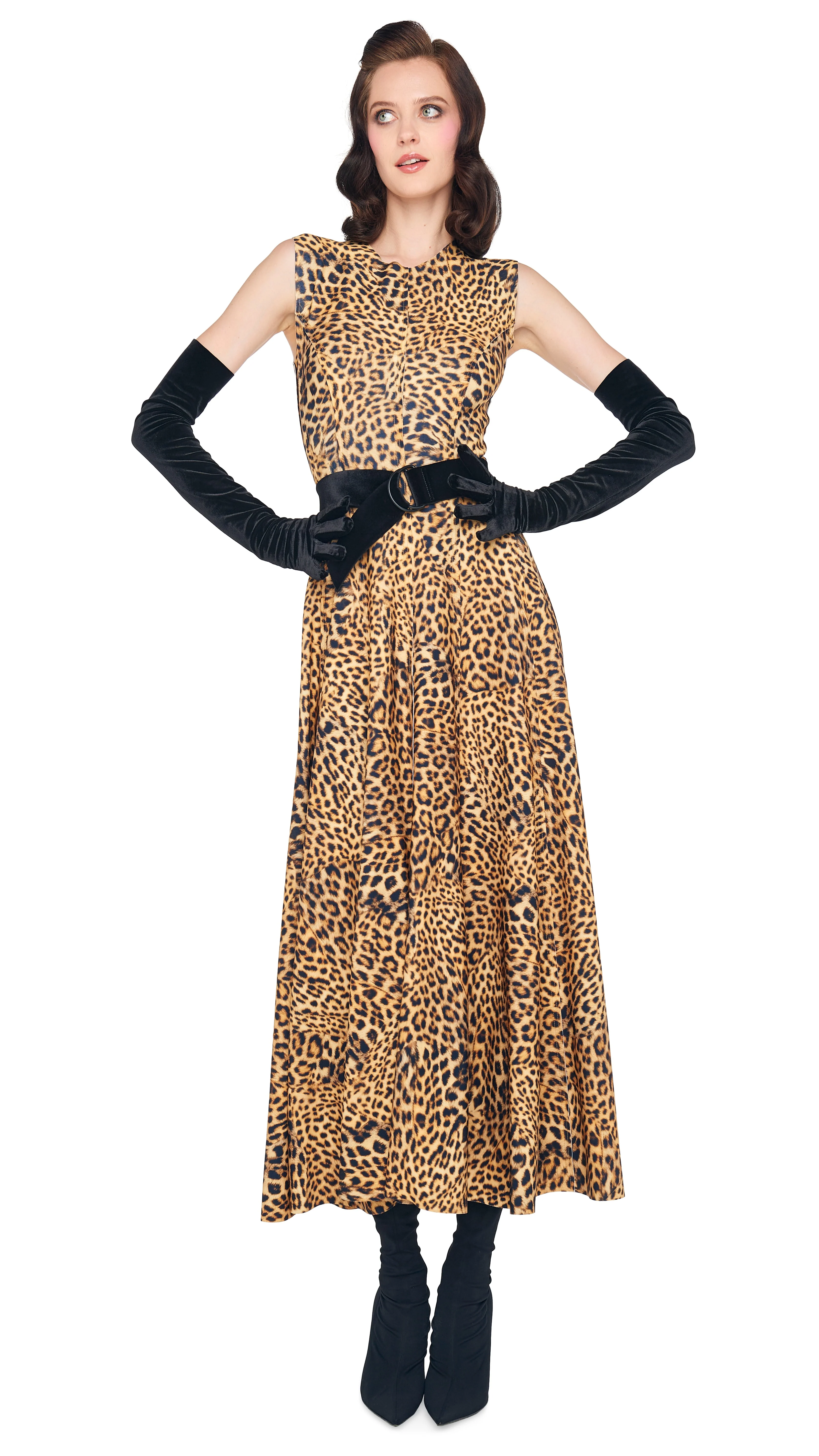 SLEEVELESS LONG GRACE DRESS - Image 5
