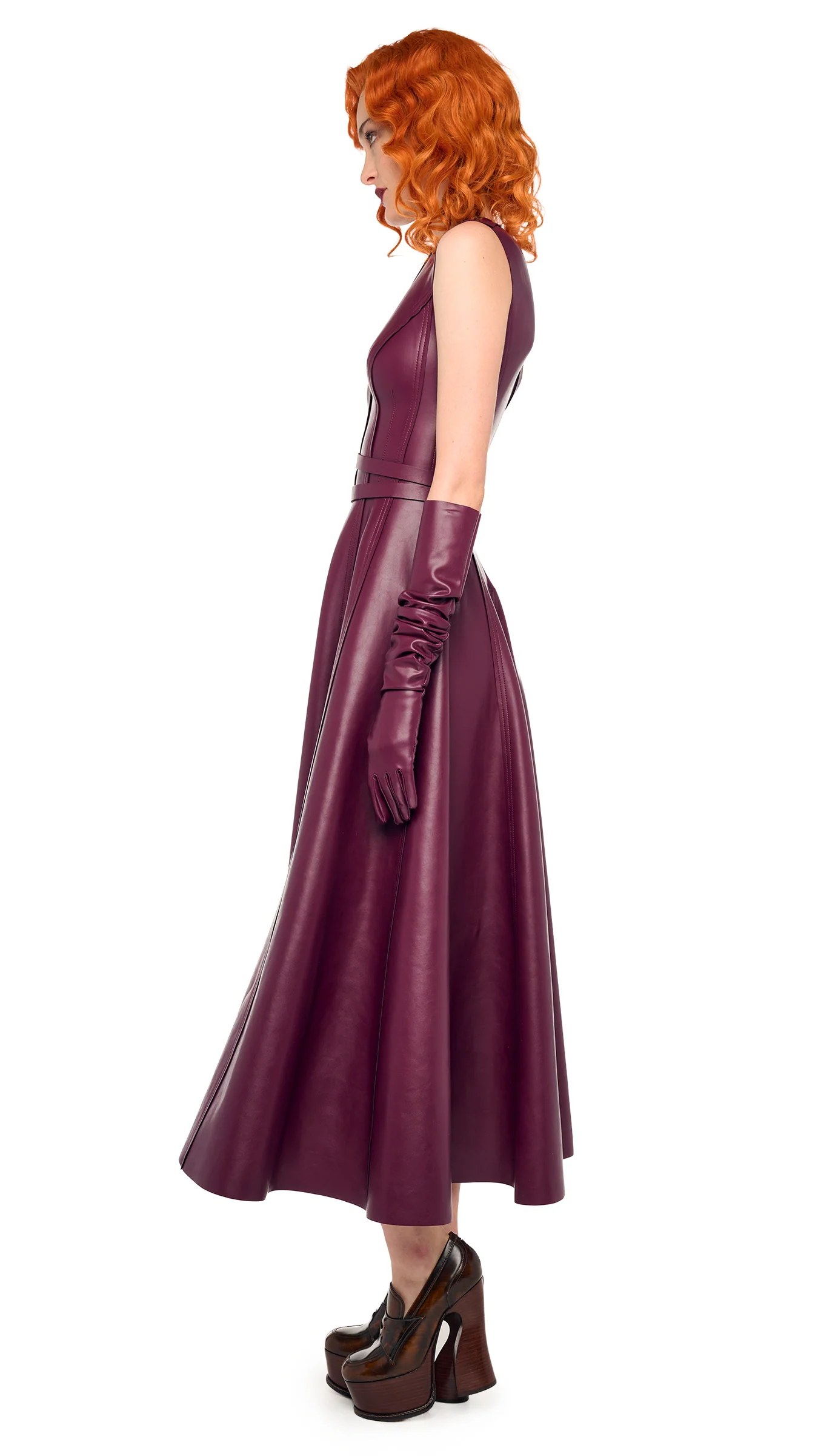 SLEEVELESS LONG GRACE DRESS - Image 2