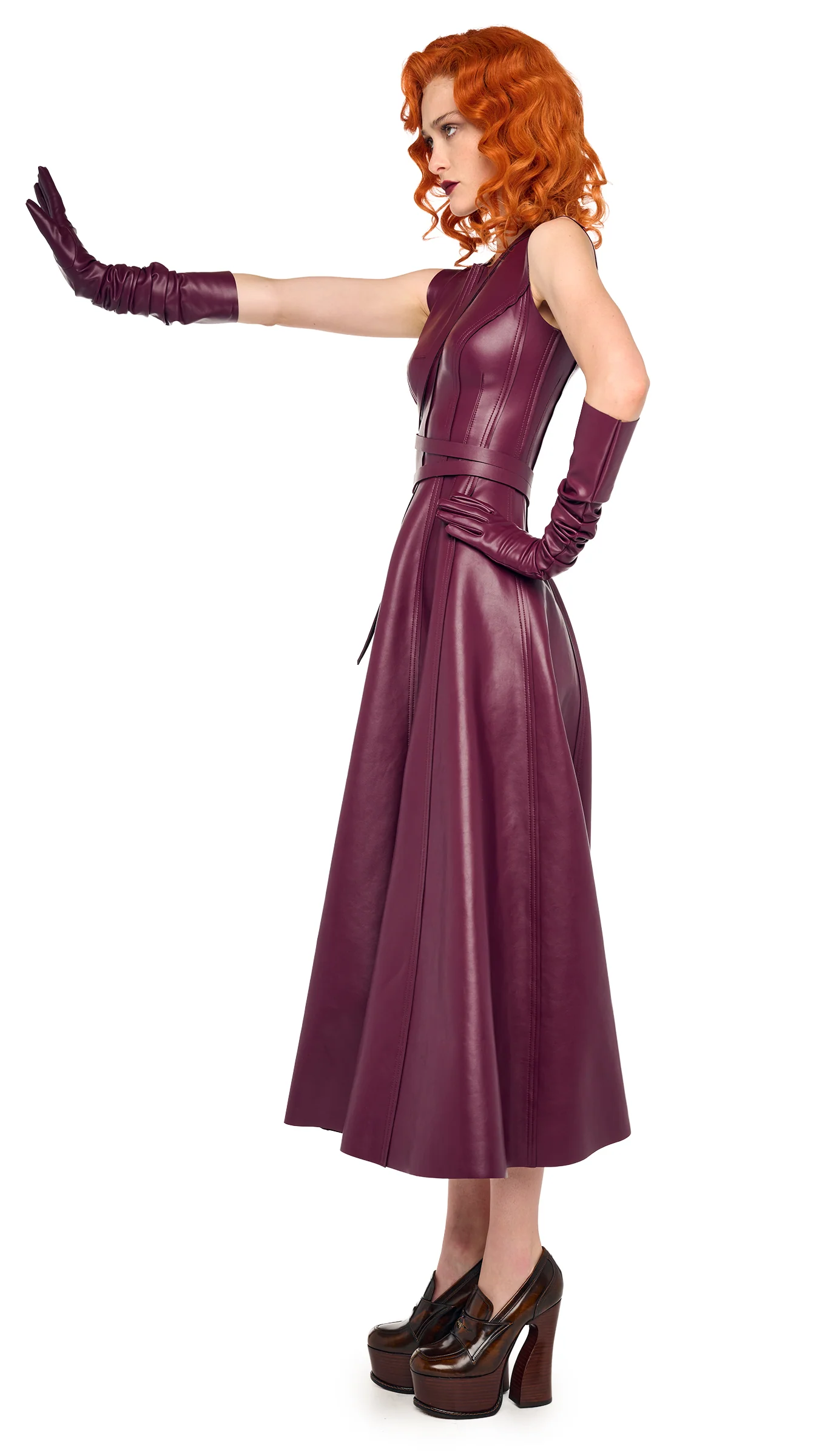 SLEEVELESS LONG GRACE DRESS - Image 4