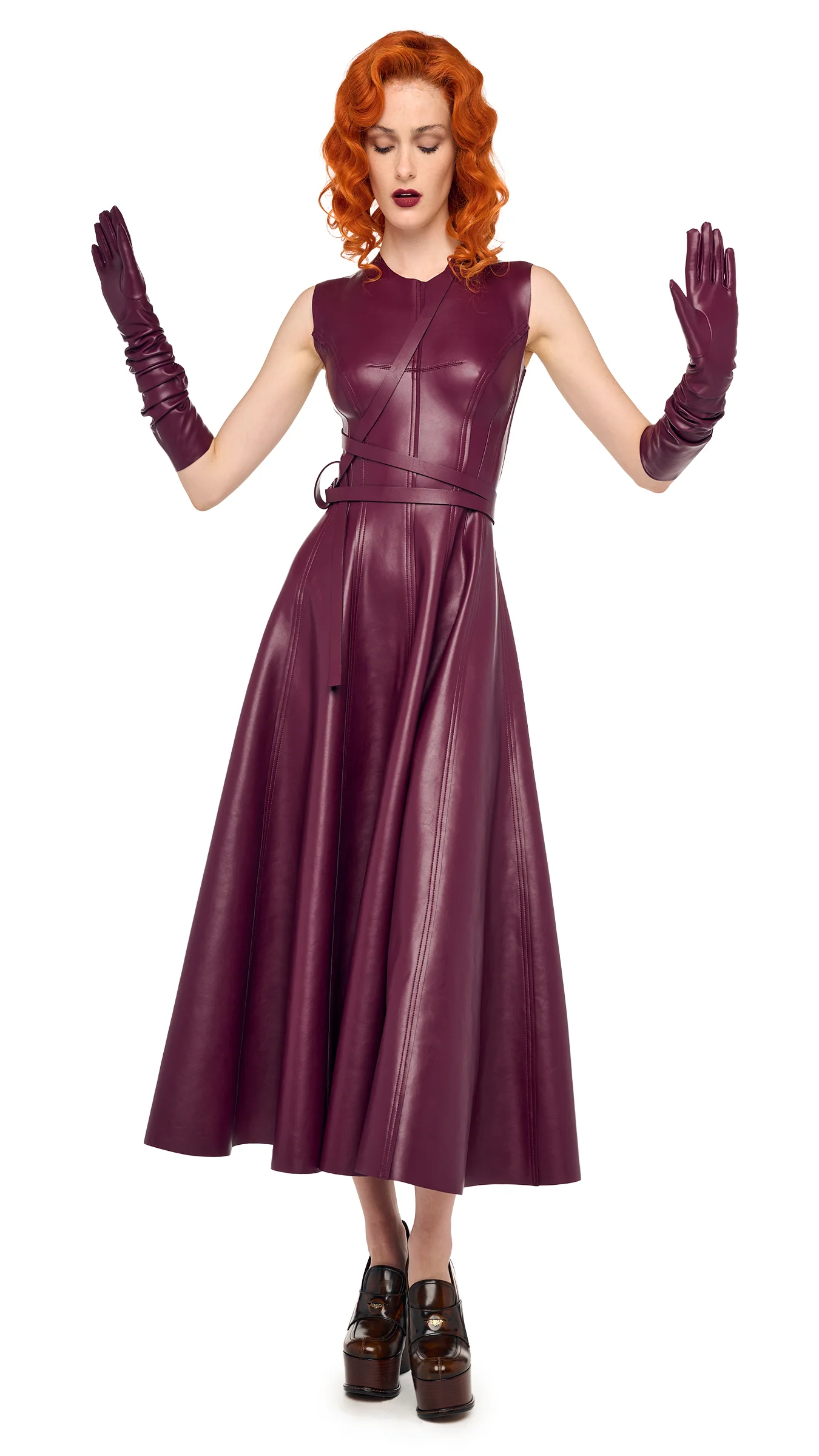 SLEEVELESS LONG GRACE DRESS - Image 5