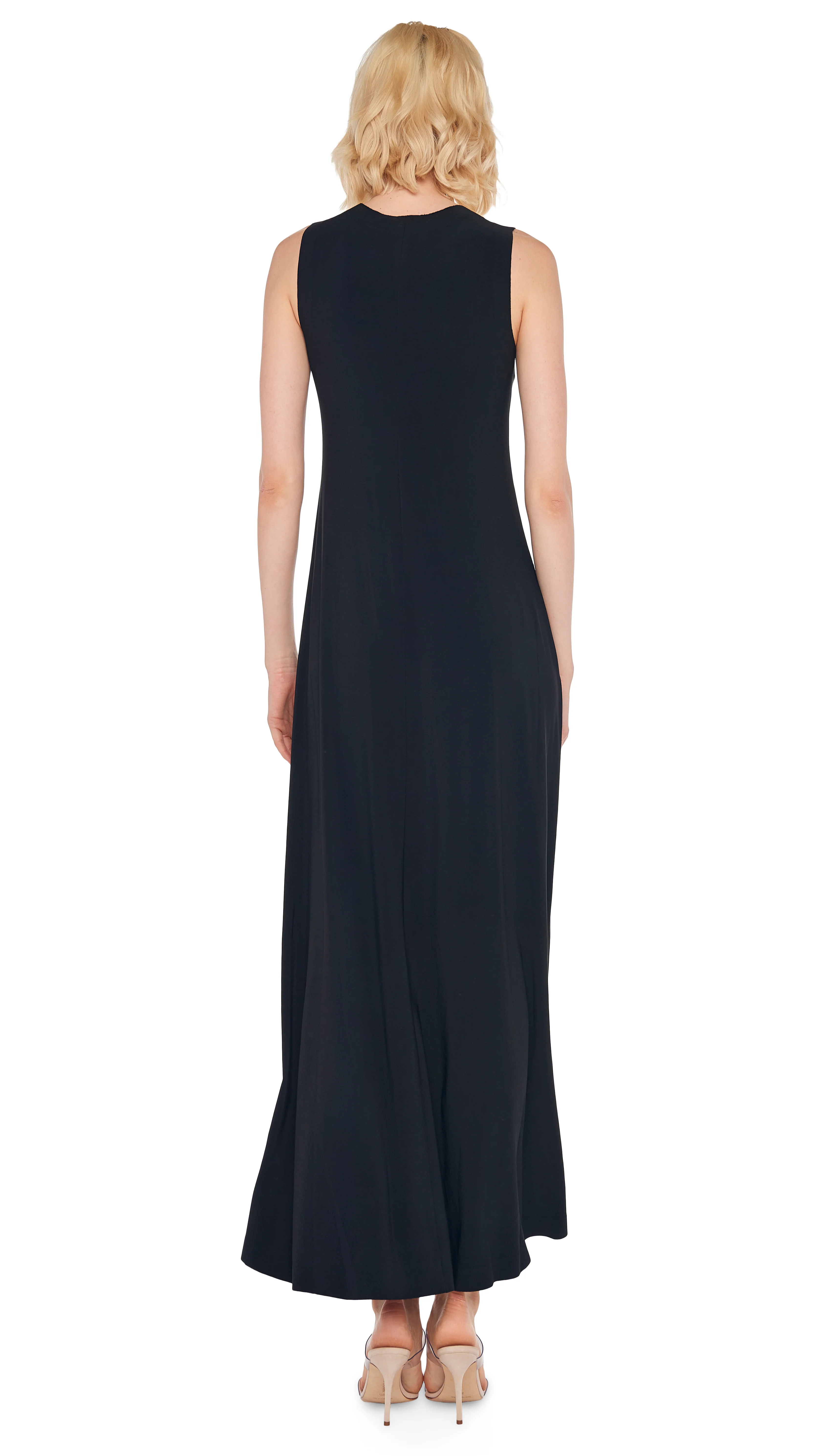 SLEEVELESS LONG SWING DRESS - Image 3