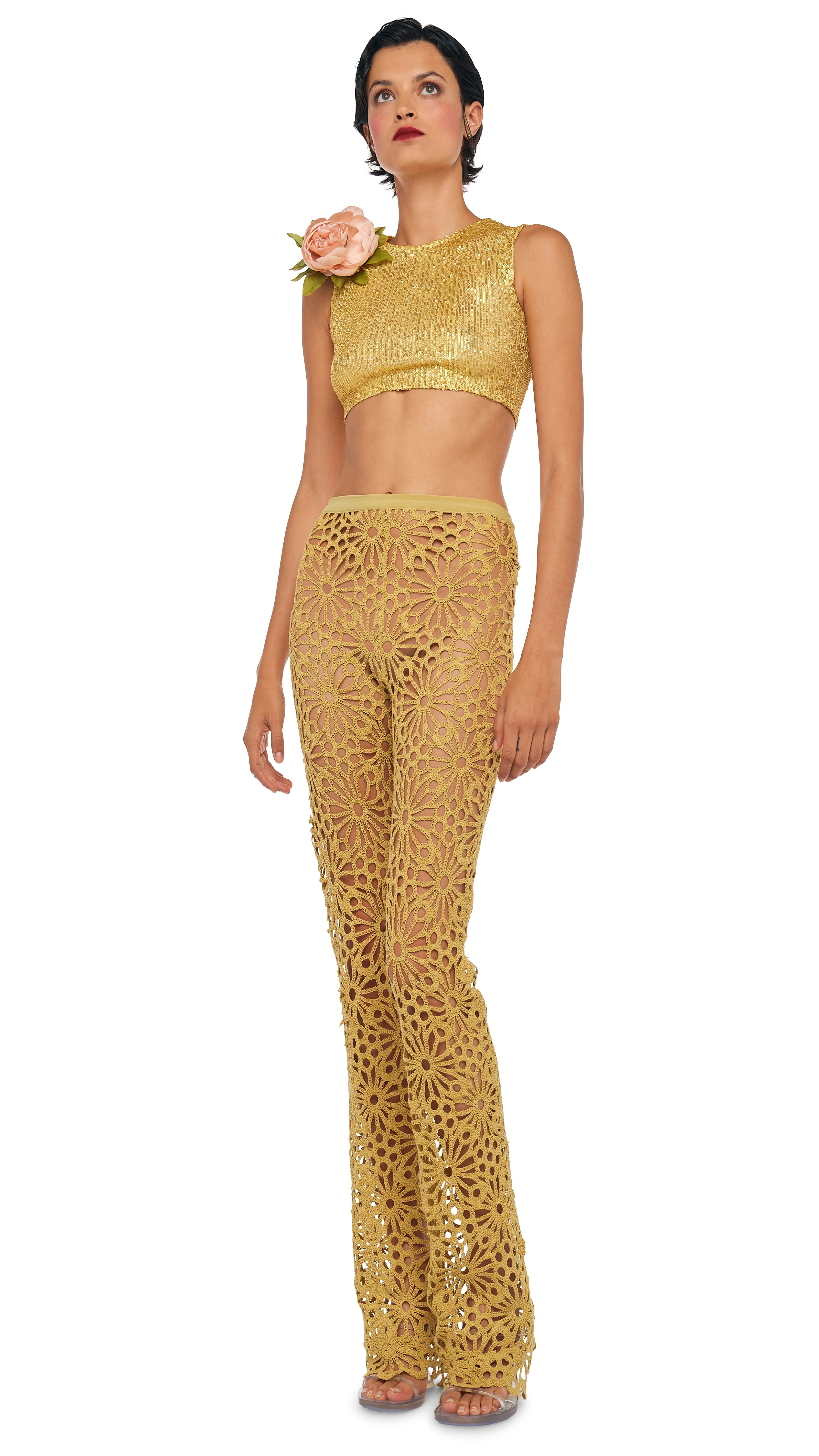 SLEEVELESS SLIM FIT CROPPED TOP - Image 2