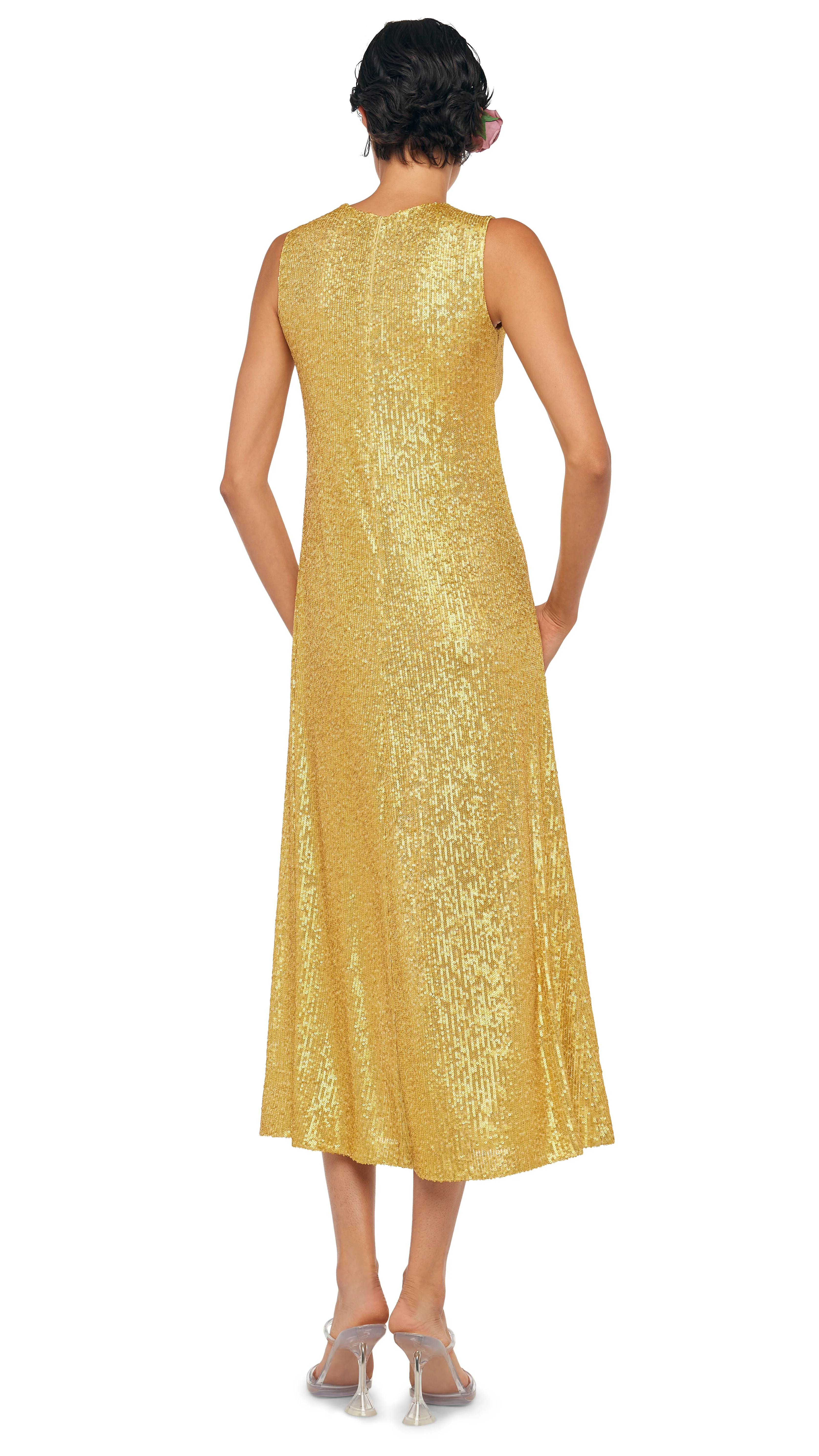 SLEEVELESS SWING DRESS - Image 3