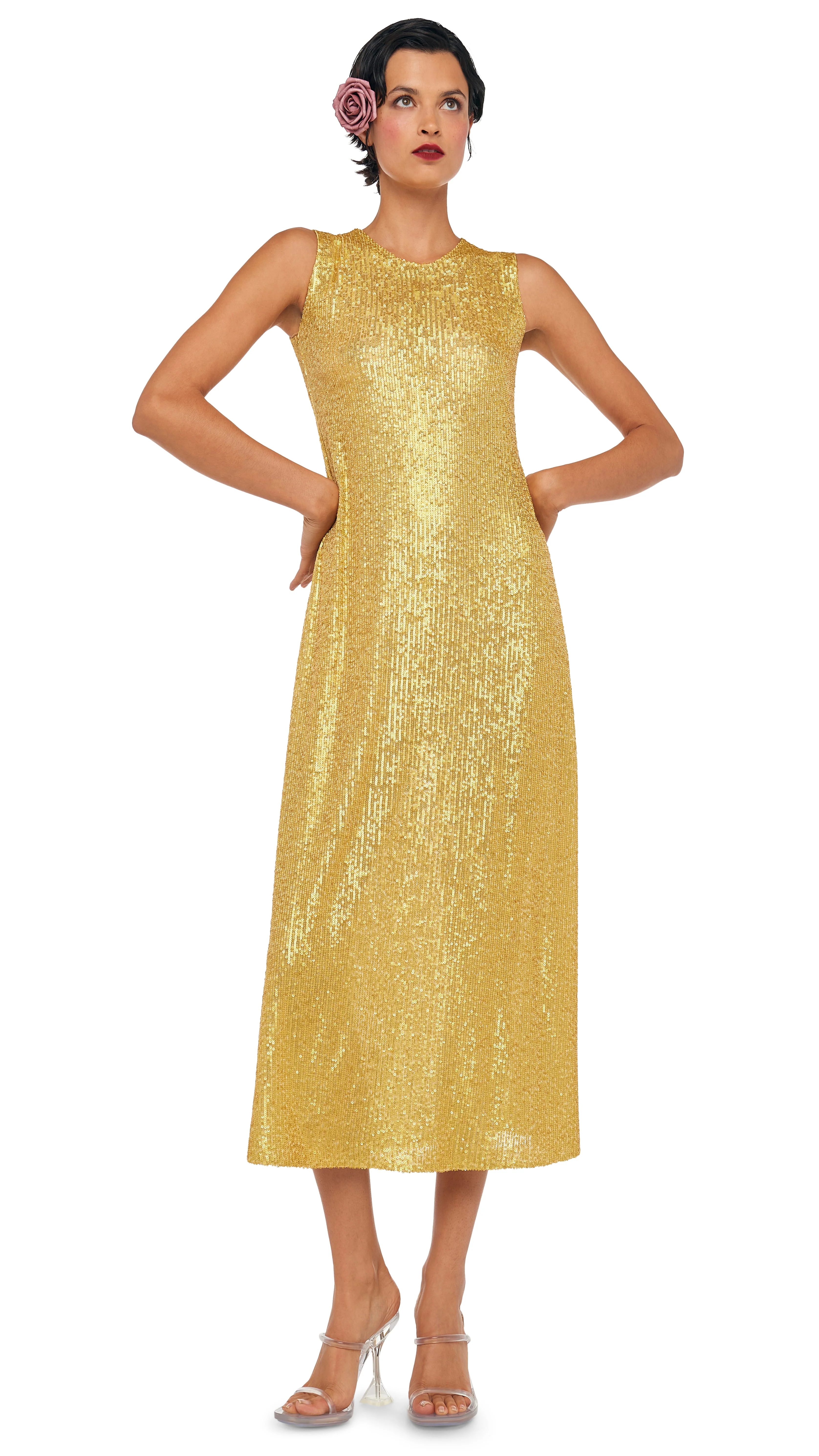 SLEEVELESS SWING DRESS - Image 5