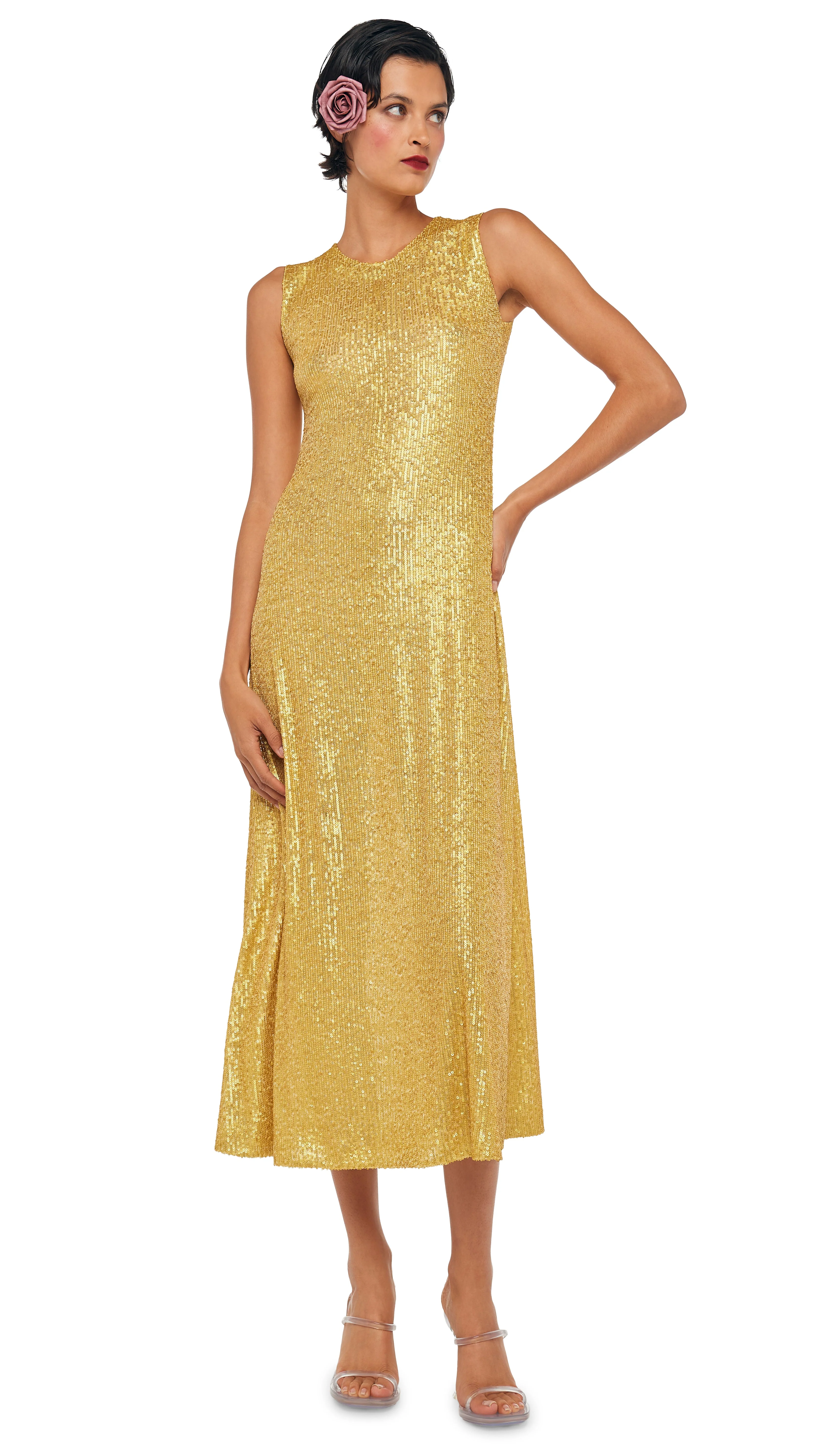 SLEEVELESS SWING DRESS - Image 6