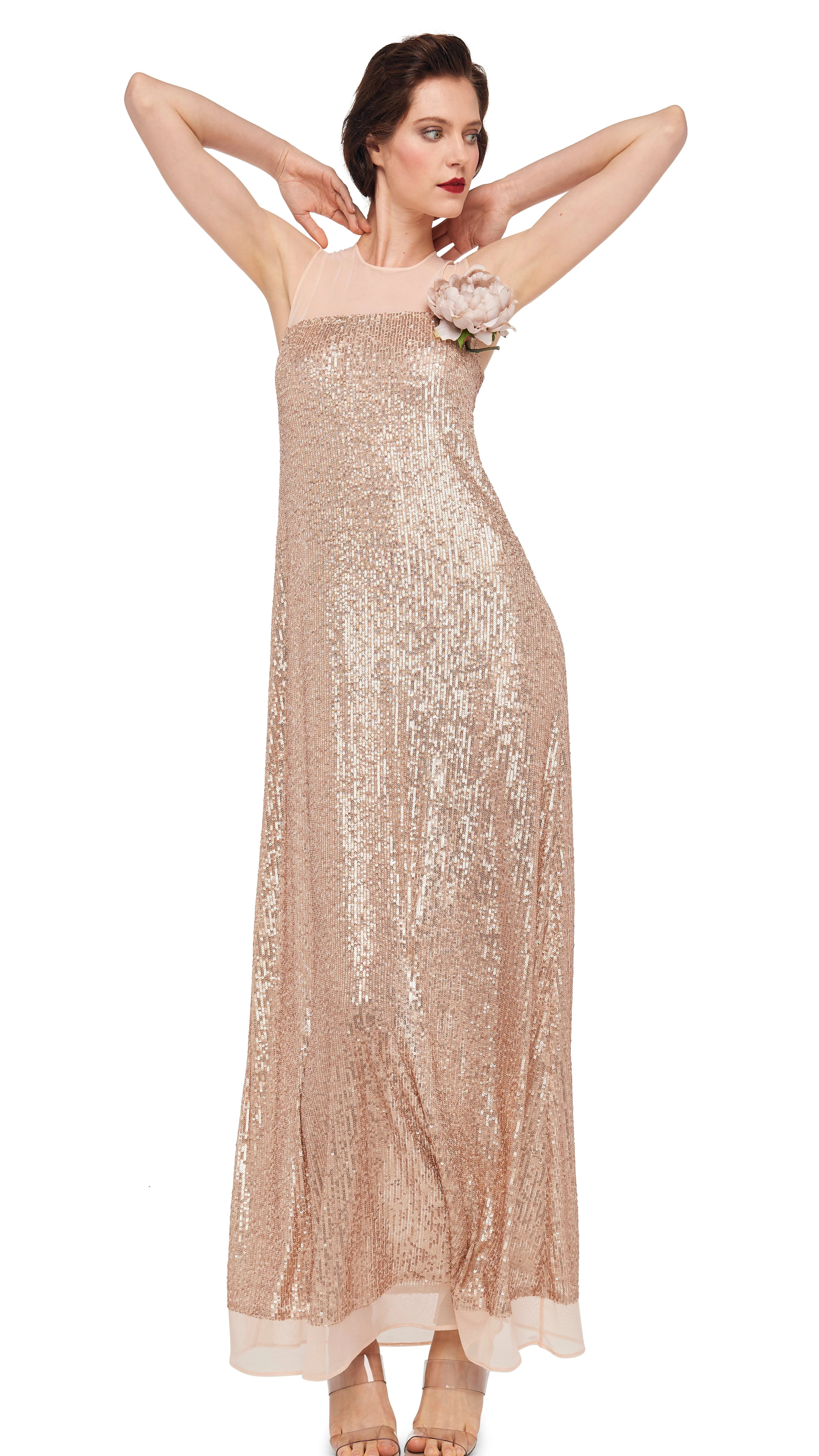 SLEEVELESS SWING MAXI DRESS - Image 4