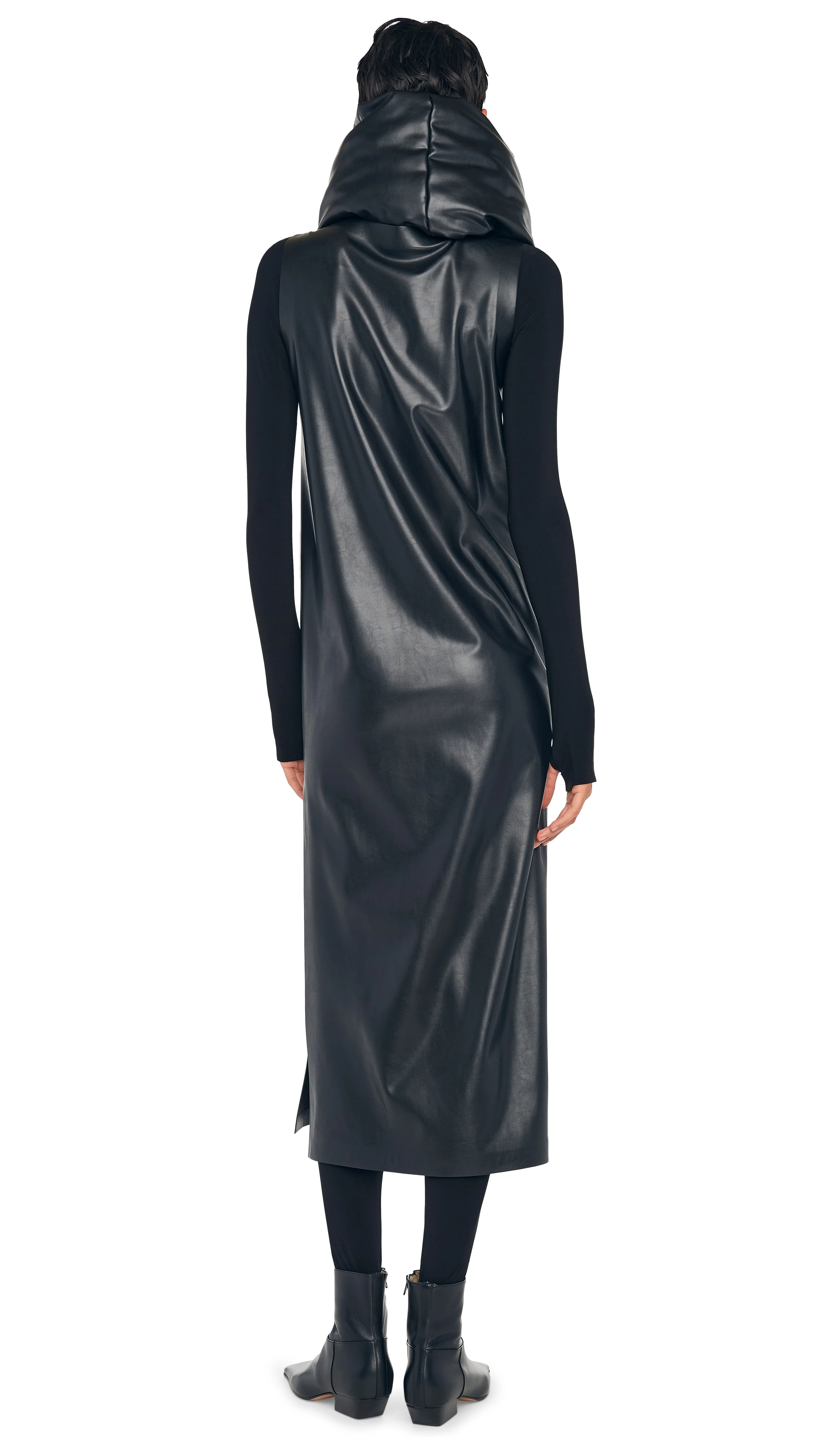 SLEEVELESS TAILORED SIDE SLIT DRESS - Image 11