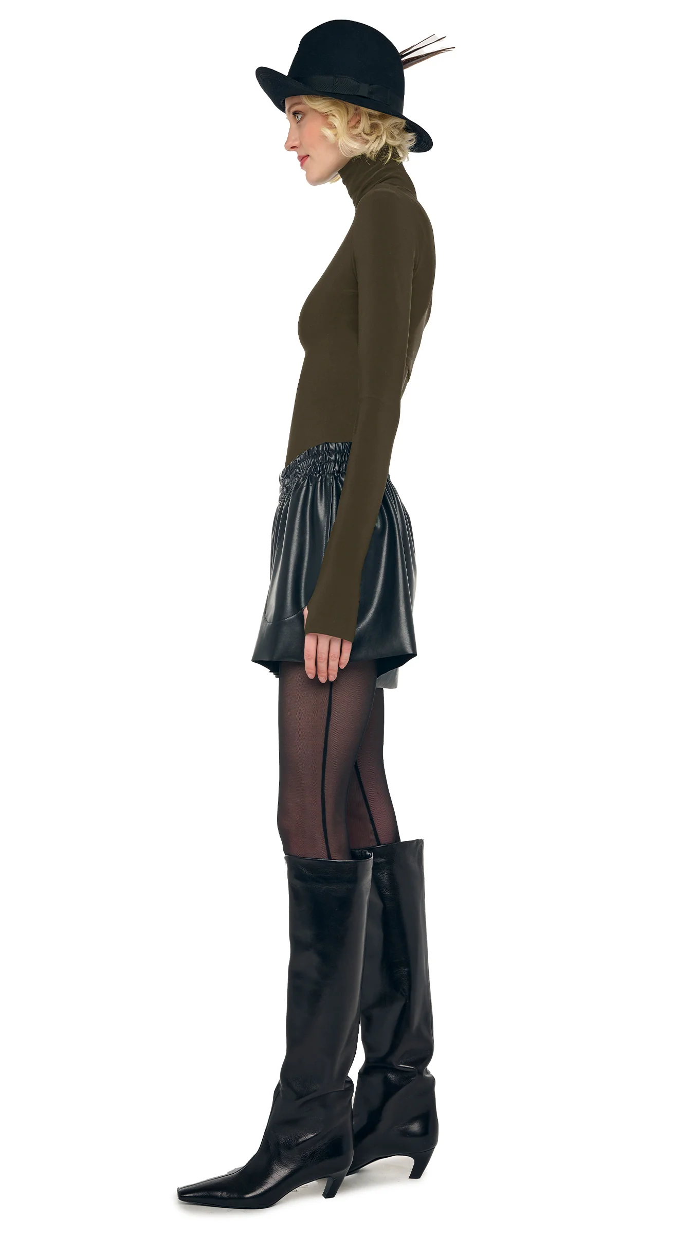 SLIM FIT LONG SLEEVE TURTLE TOP - Image 2