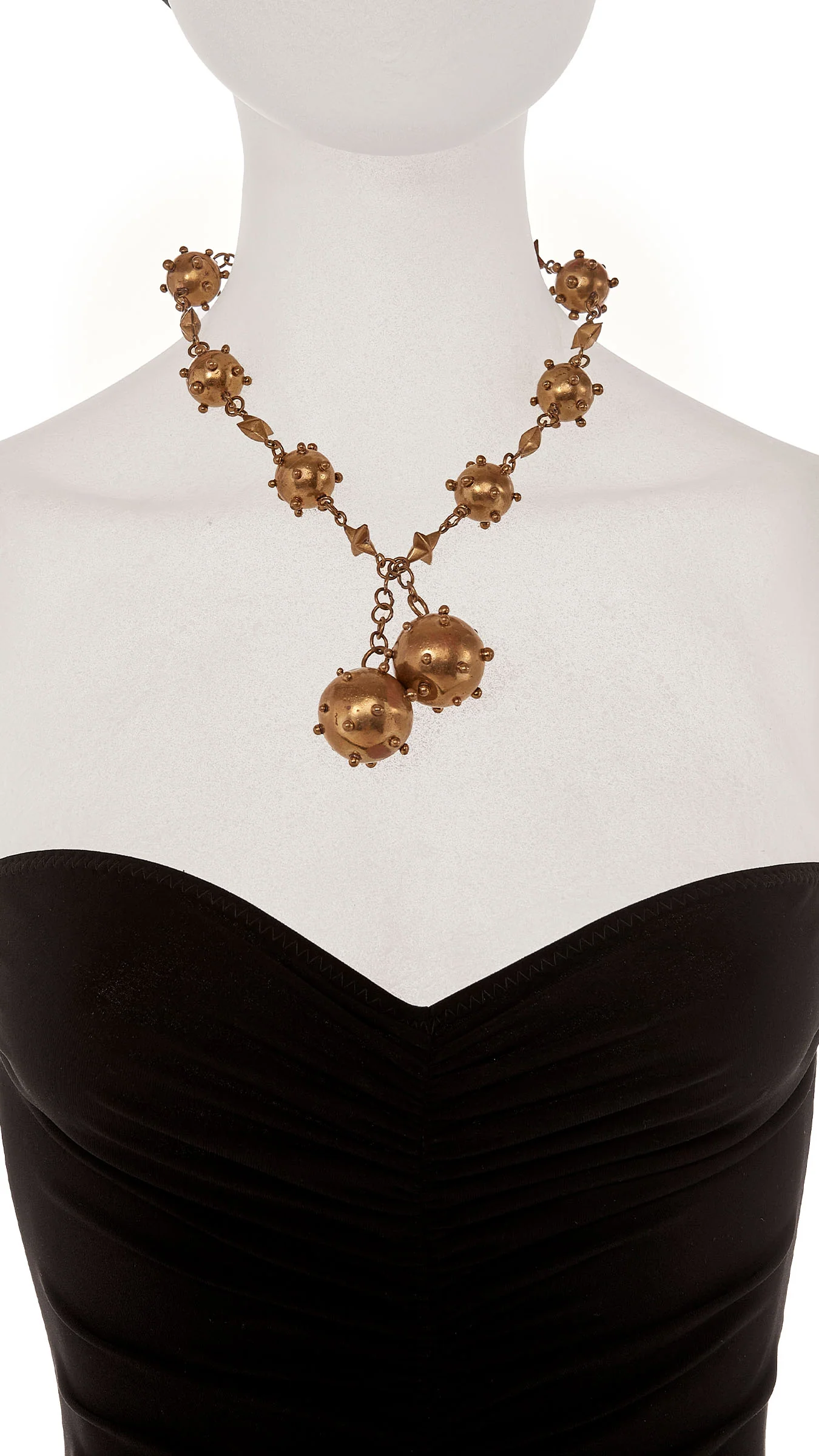 SPIKE NECKLACE AND BOW SPIKE BANGLE - Image 2