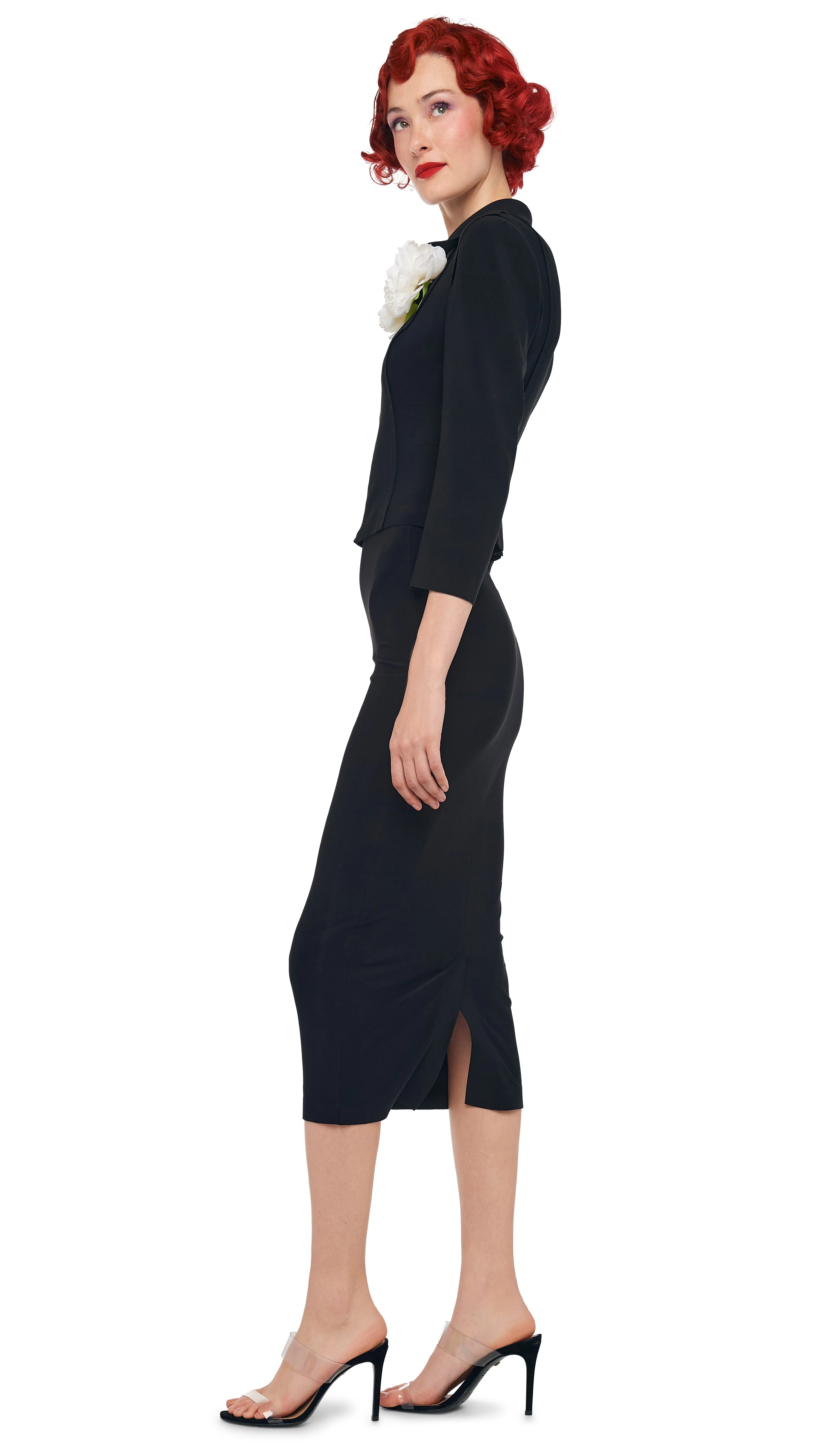 STRAIGHT SKIRT TO MIDCALF - Image 2