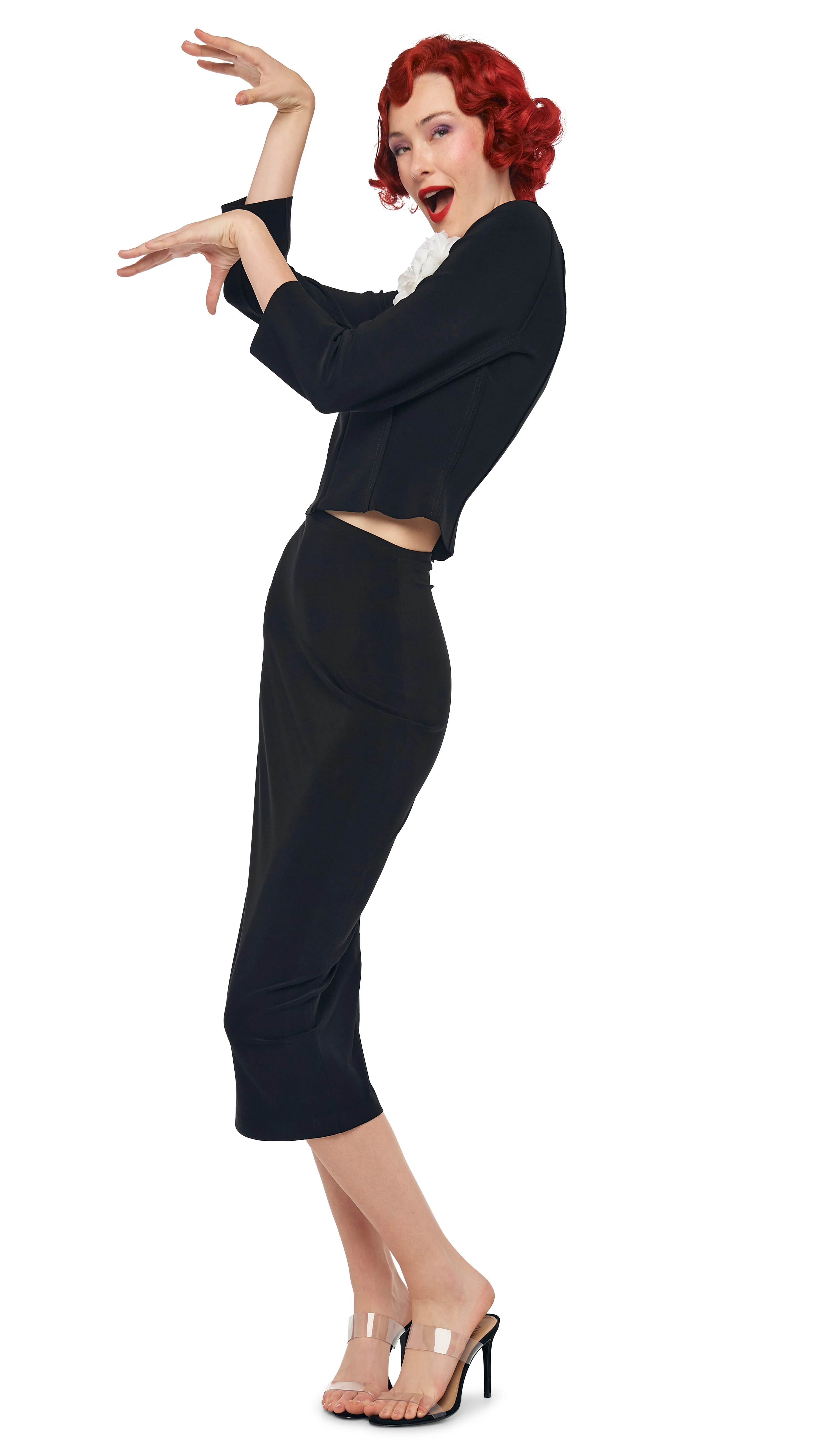 STRAIGHT SKIRT TO MIDCALF - Image 5
