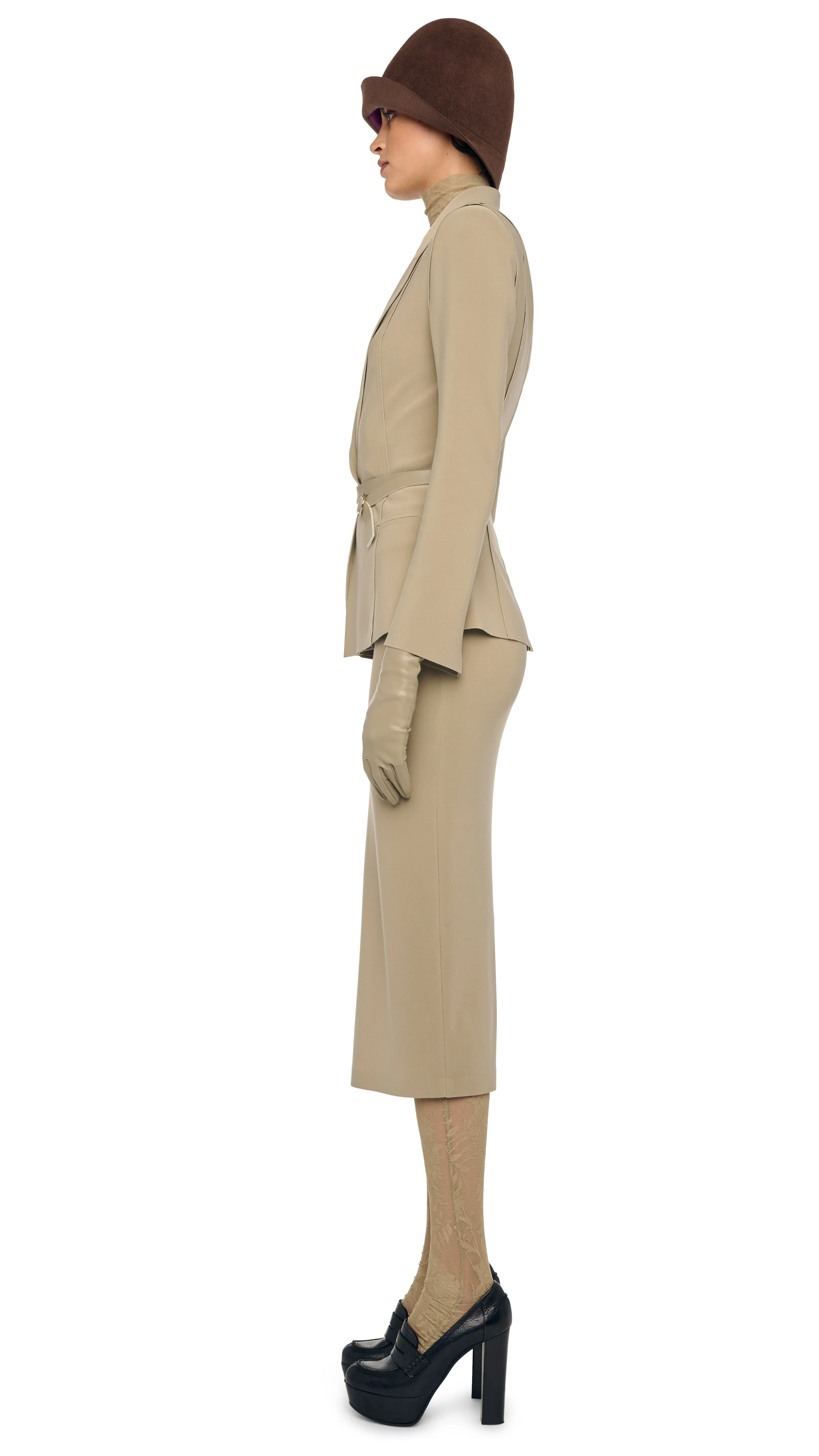 STRAIGHT SKIRT TO MIDCALF - Image 2