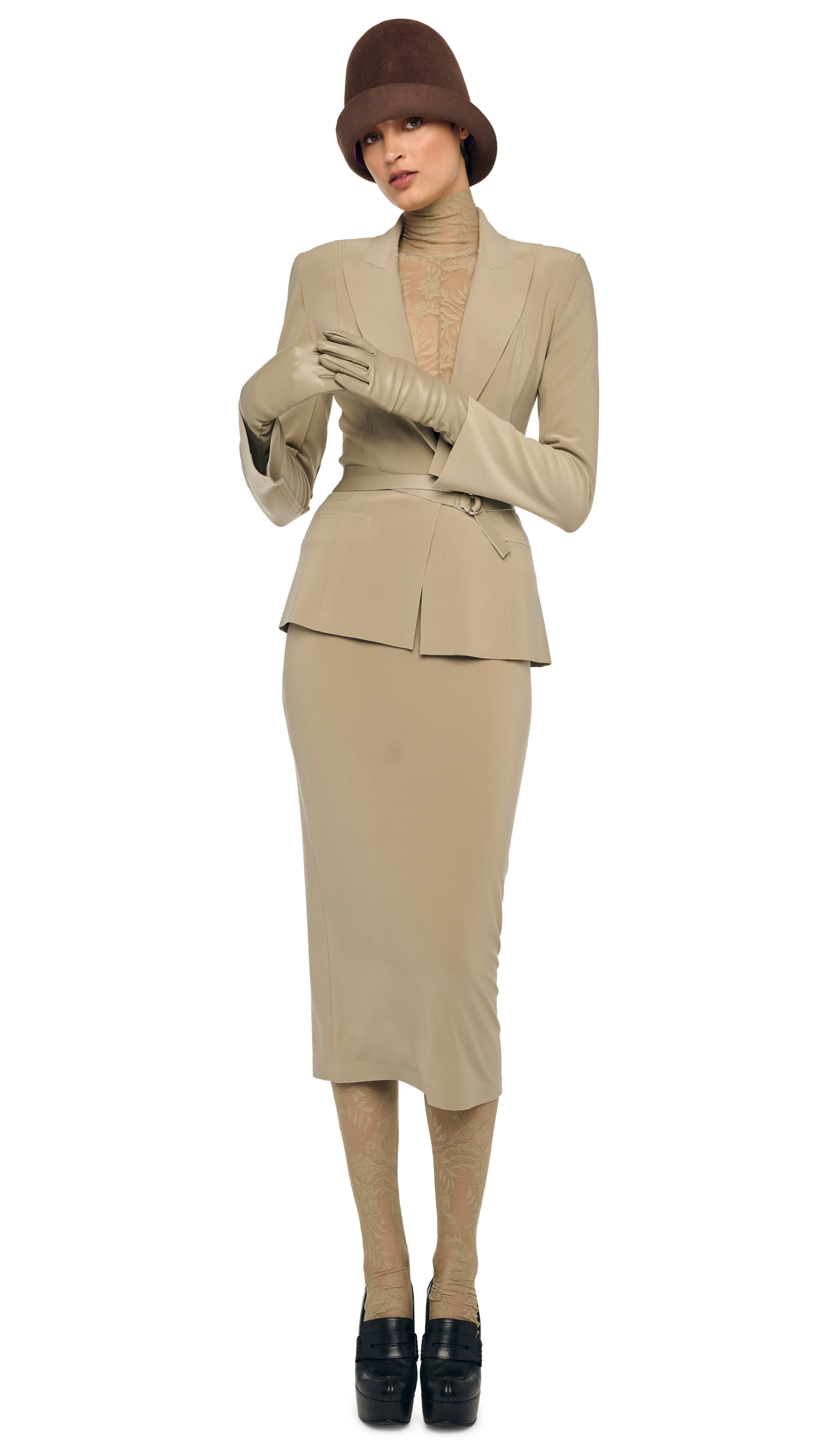STRAIGHT SKIRT TO MIDCALF - Image 4