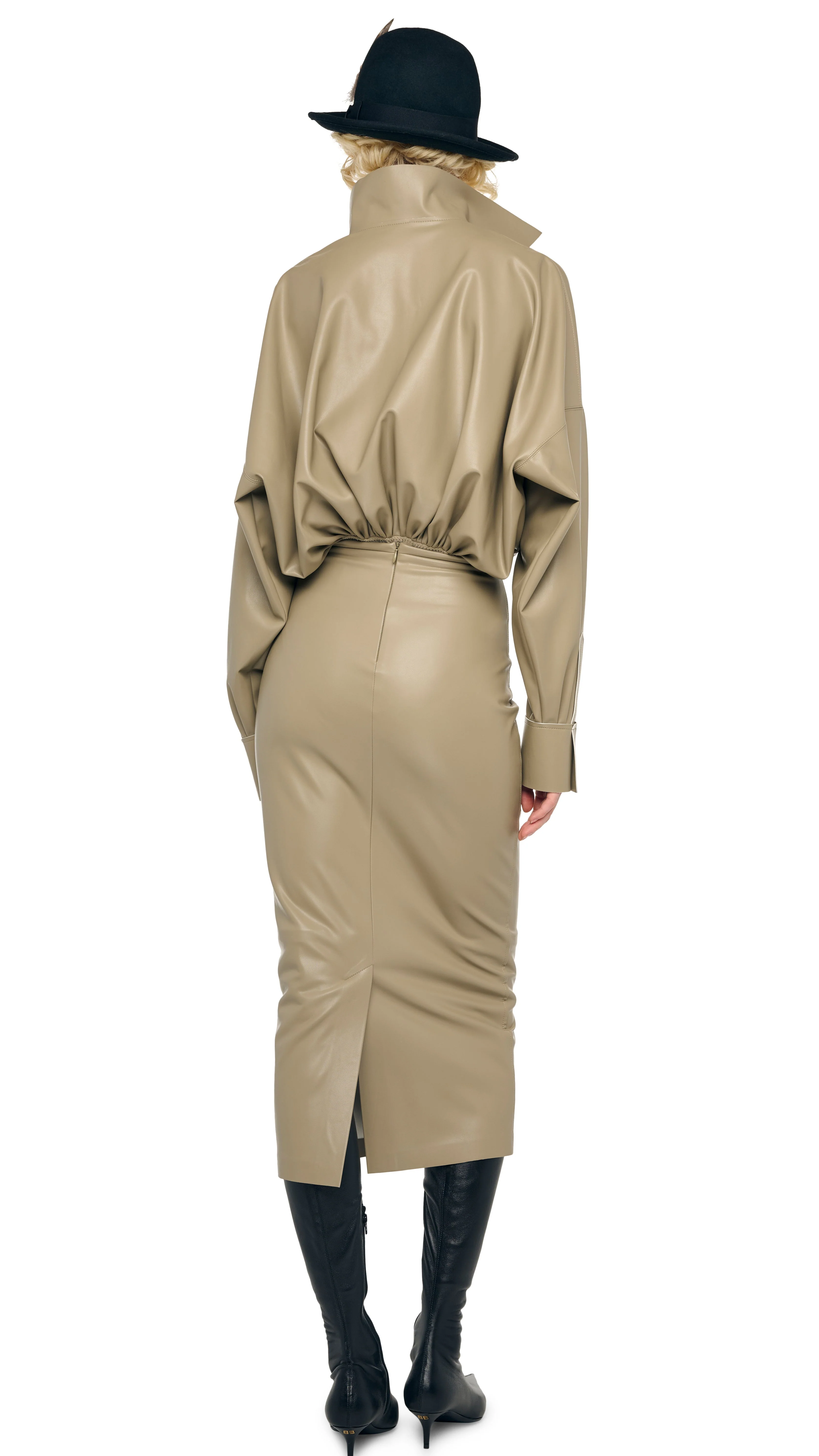 STRAIGHT SKIRT TO MIDCALF - Image 3