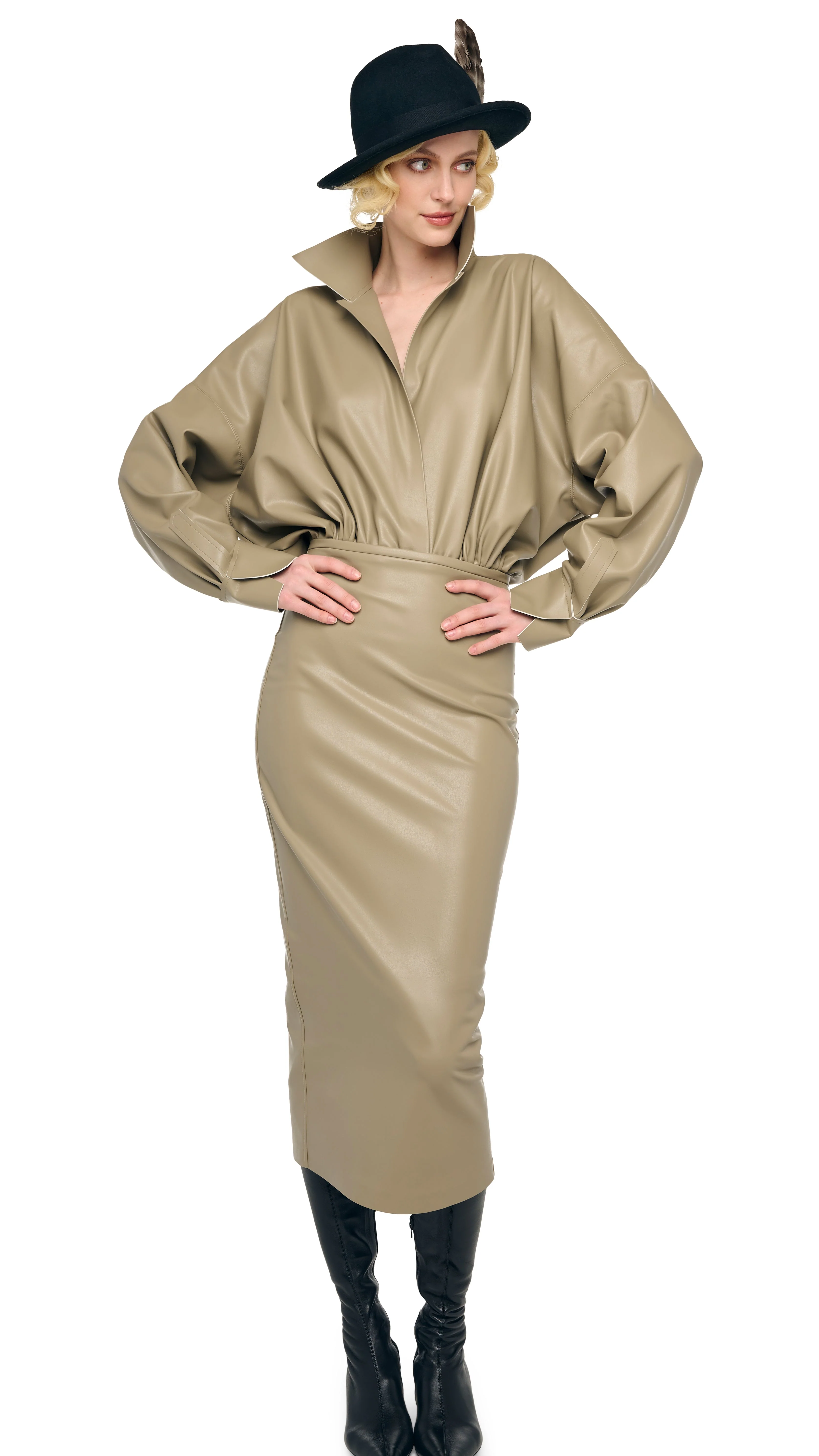 STRAIGHT SKIRT TO MIDCALF - Image 4