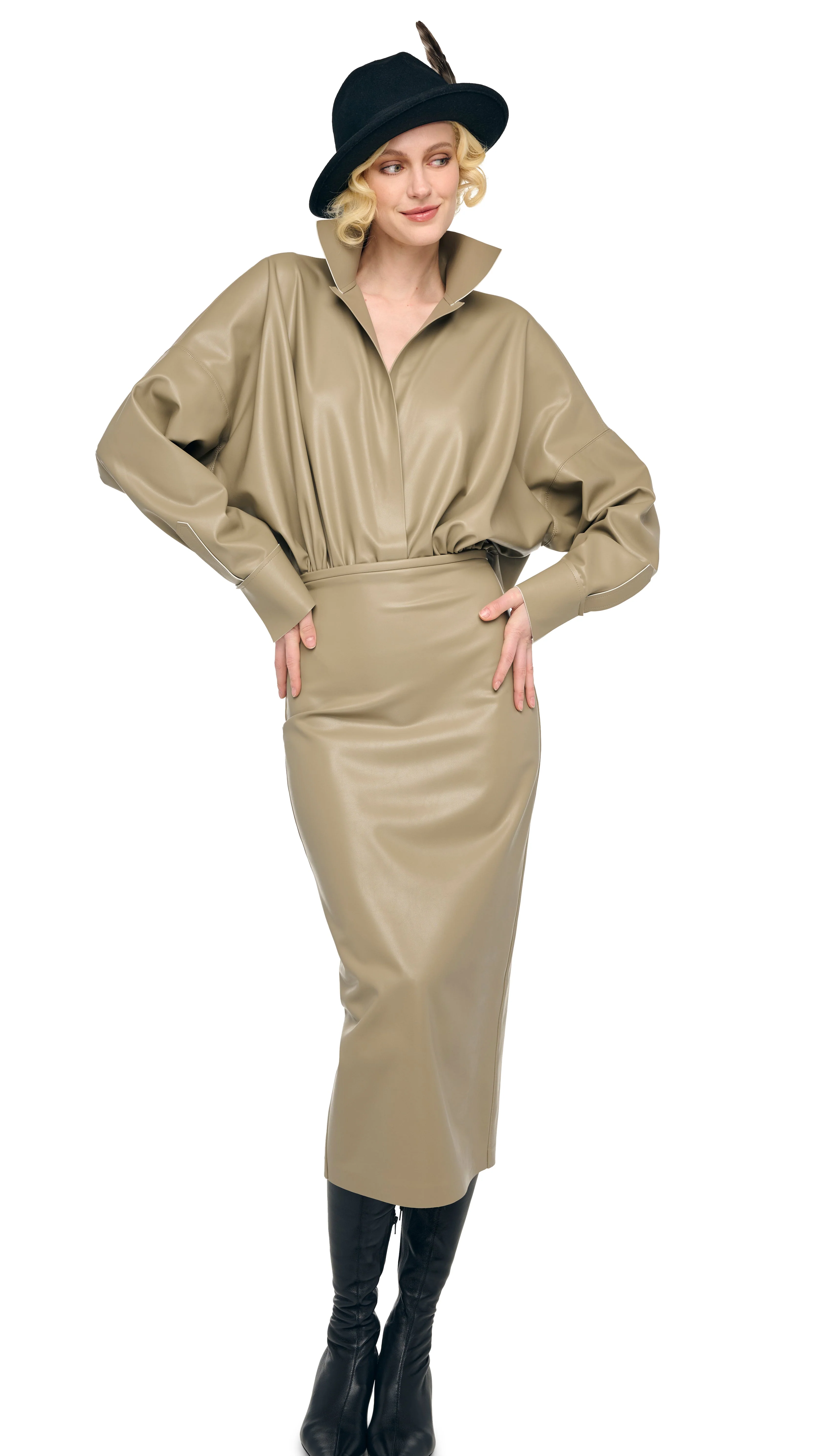 STRAIGHT SKIRT TO MIDCALF - Image 6
