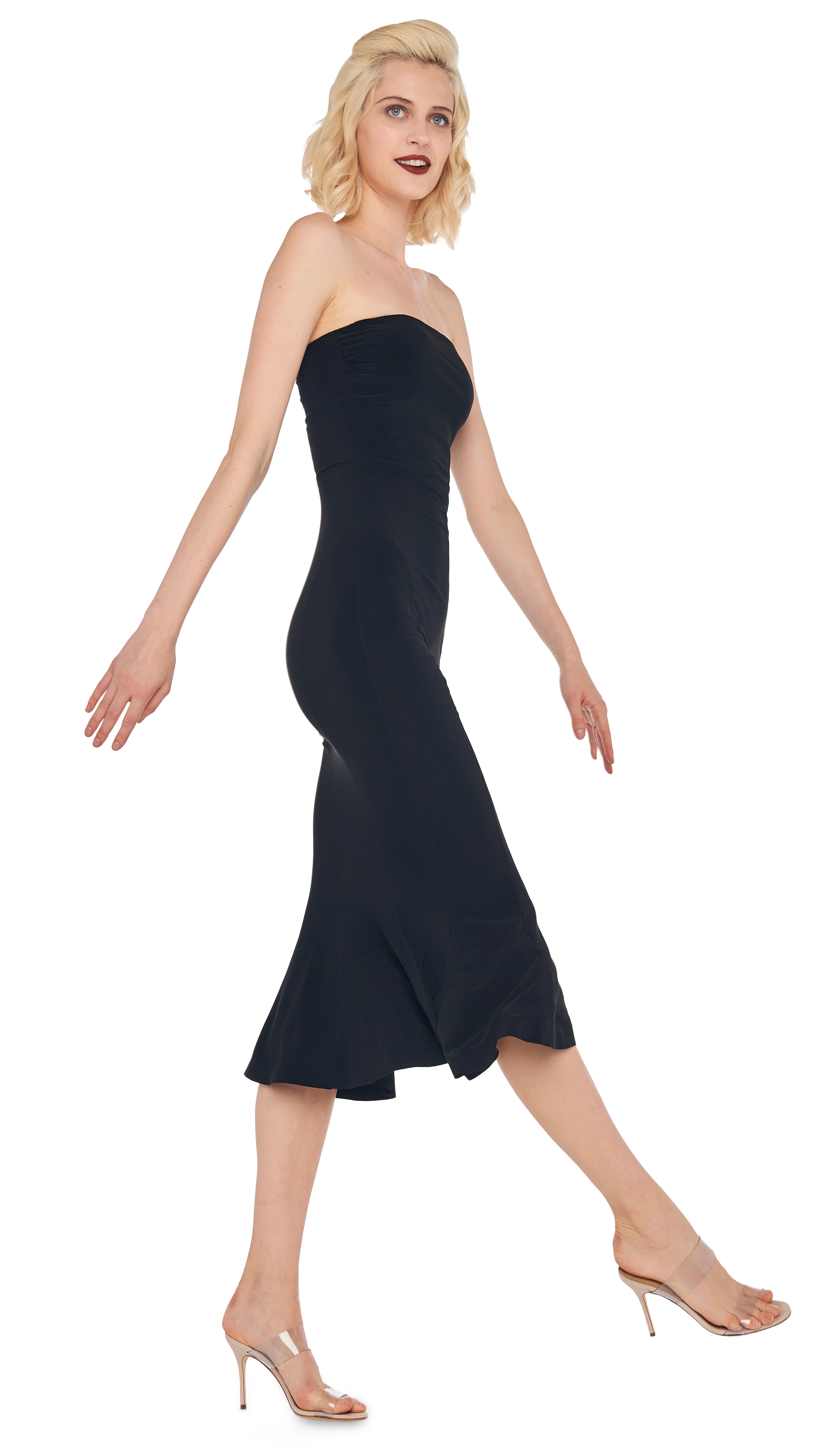 STRAPLESS FISHTAIL DRESS - Image 6