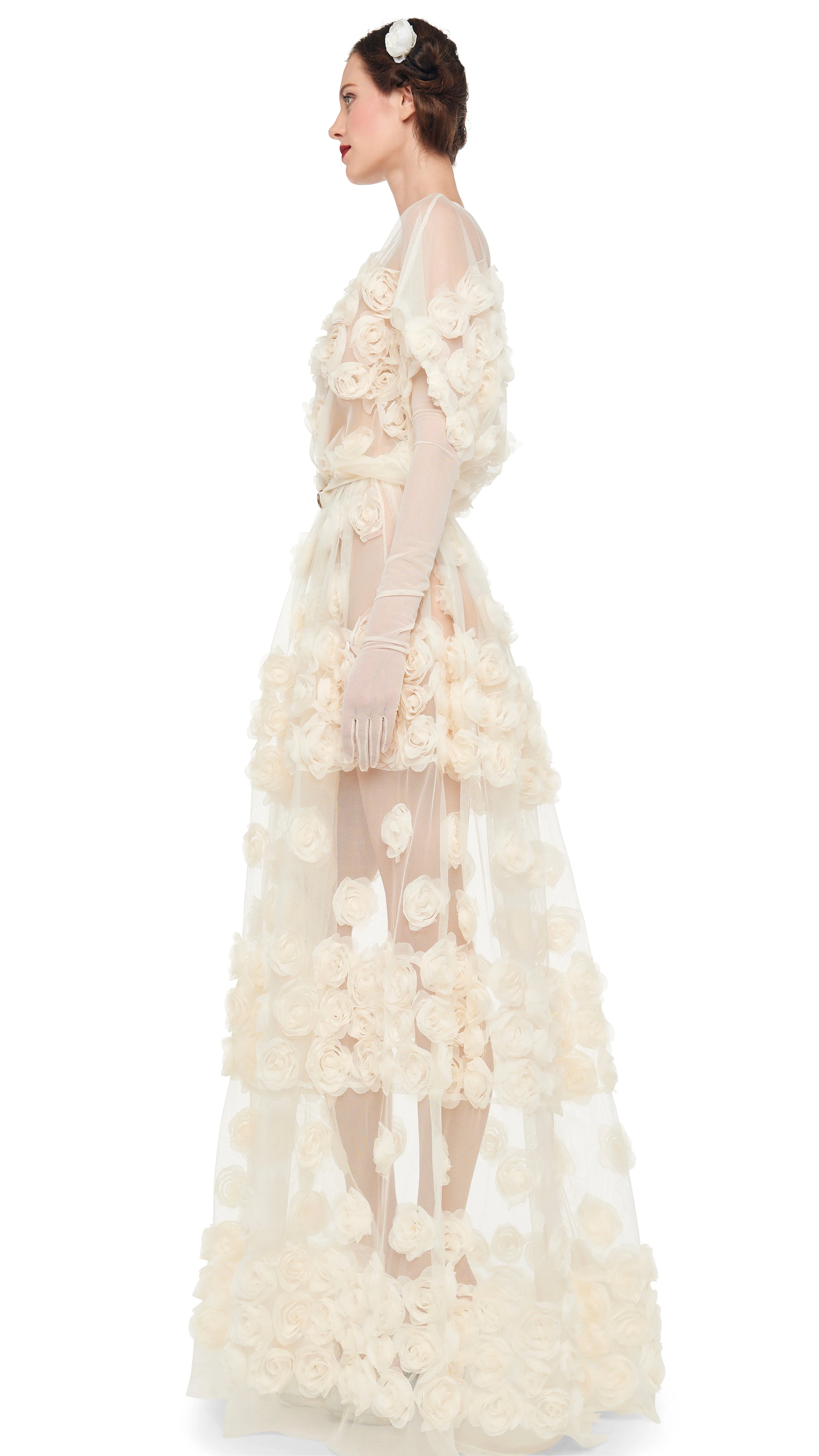 SUPER OS SLEEVELESS BF FLARED GOWN - Image 3