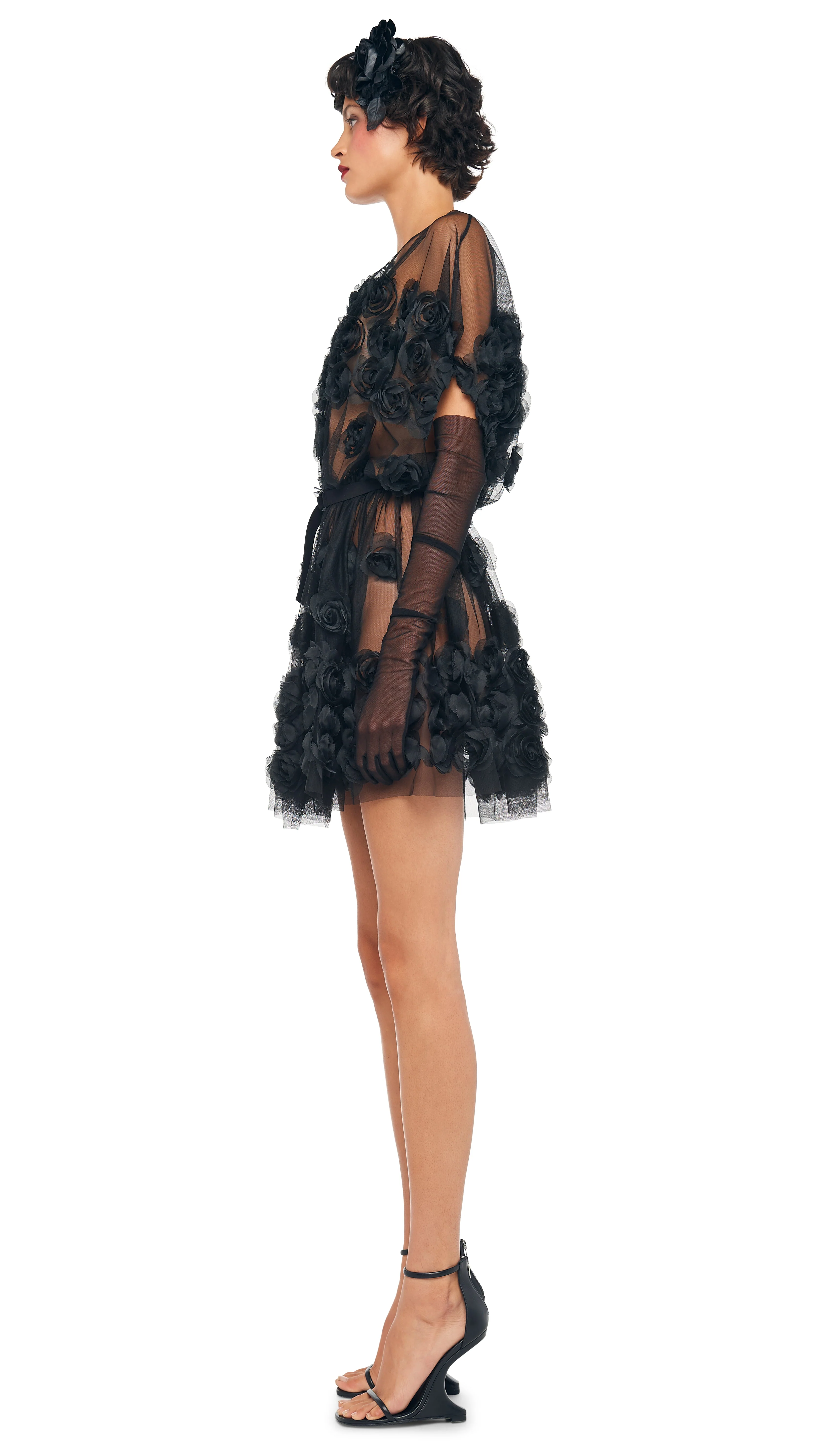 SUPER OS SLEEVELESS BF FLARED MINI DRESS - Image 3