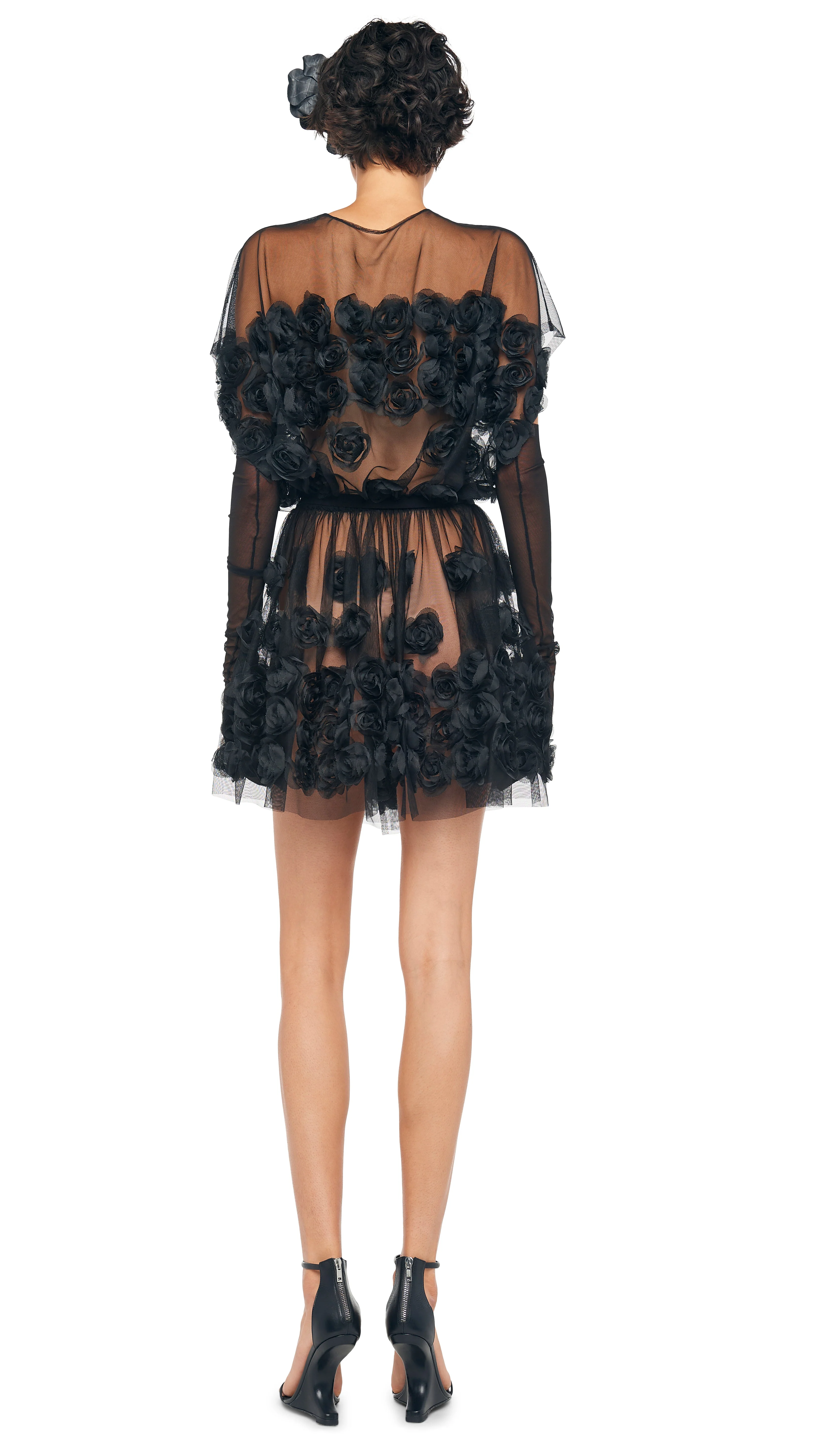 SUPER OS SLEEVELESS BF FLARED MINI DRESS - Image 4