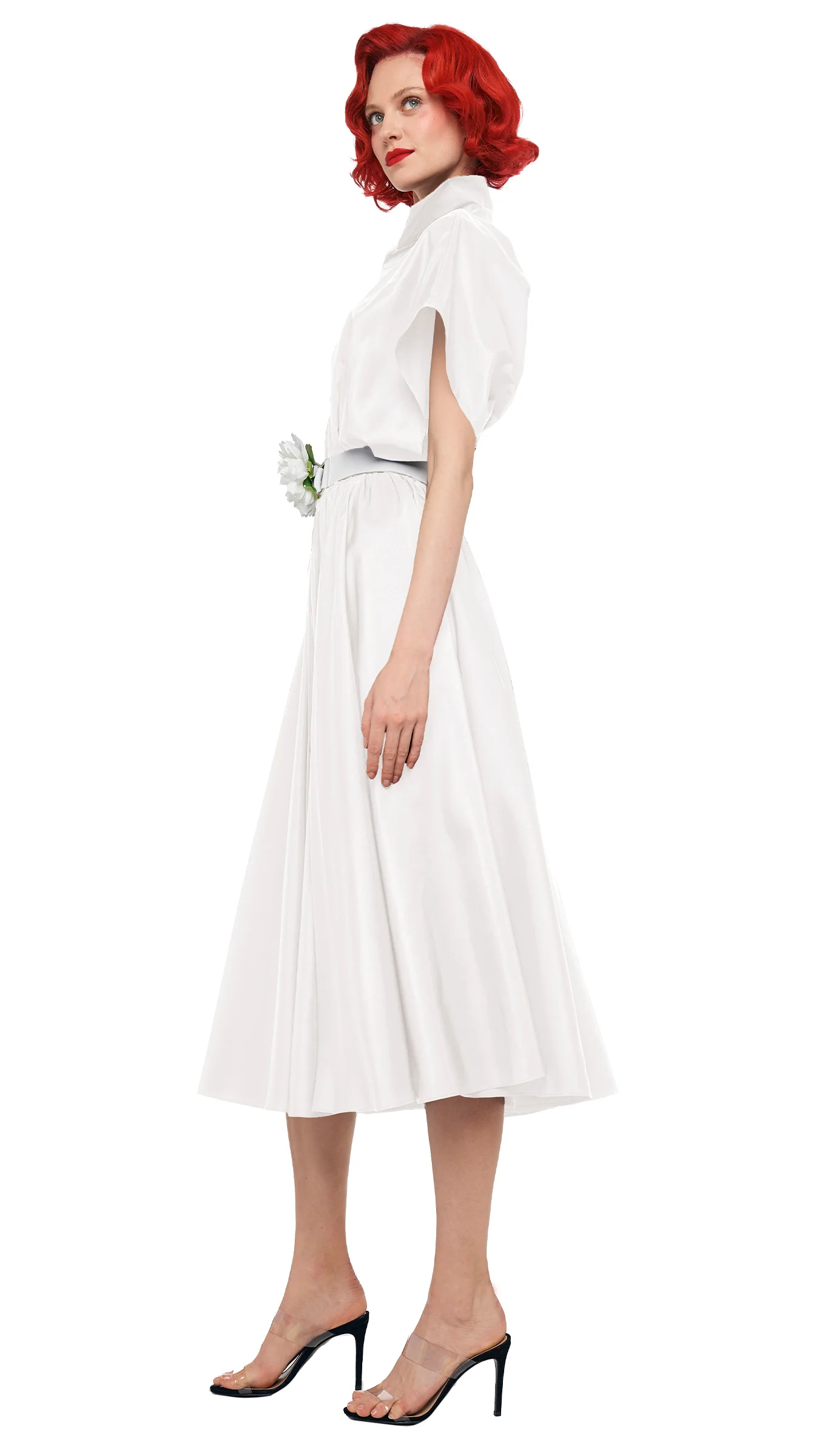 SUPER OS SLEEVELESS BF NK SHIRT FLARED DRESS - Image 3