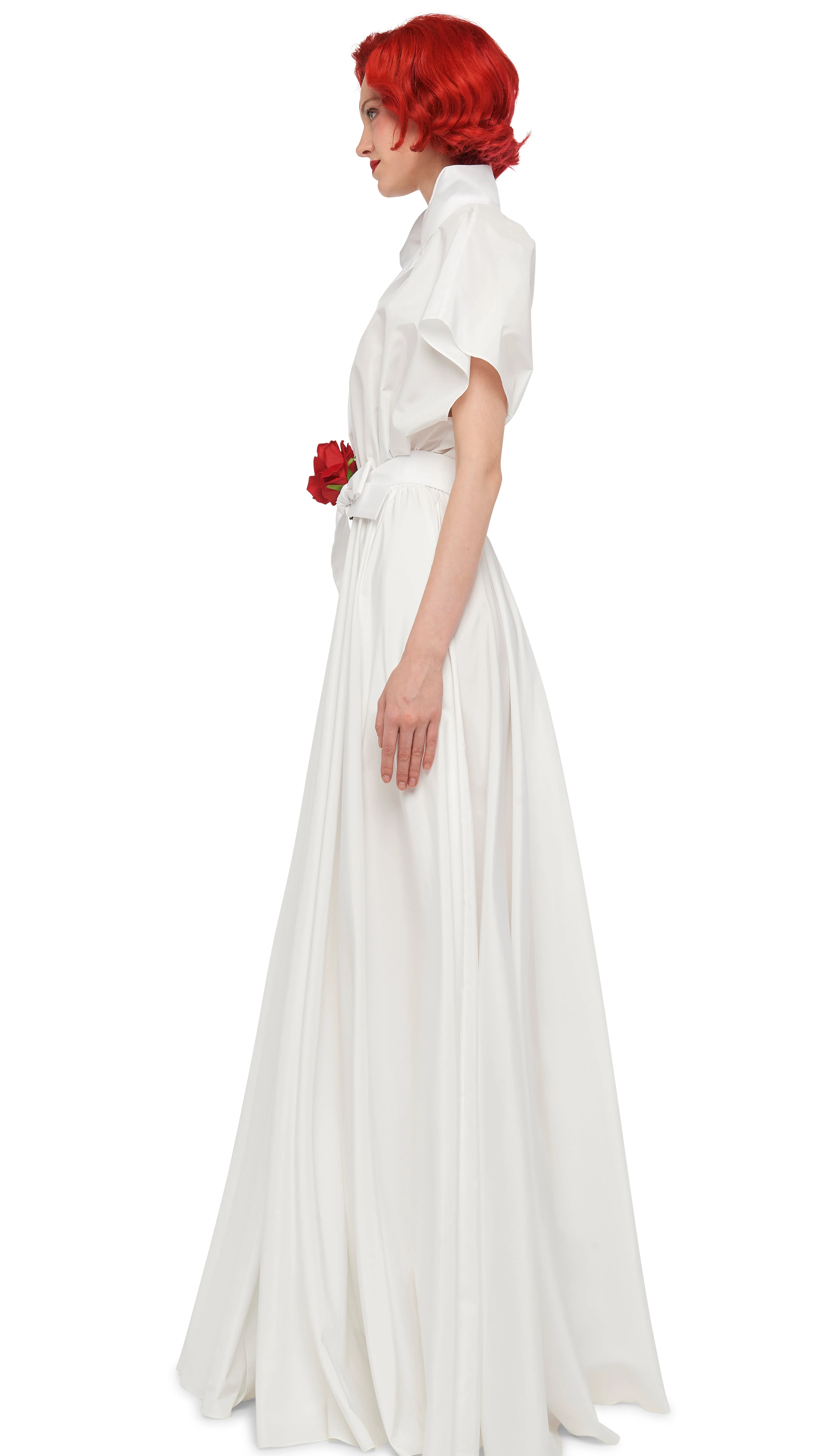 SUPER OS SLEEVELESS BF NK SHIRT FLARED GOWN - Image 2