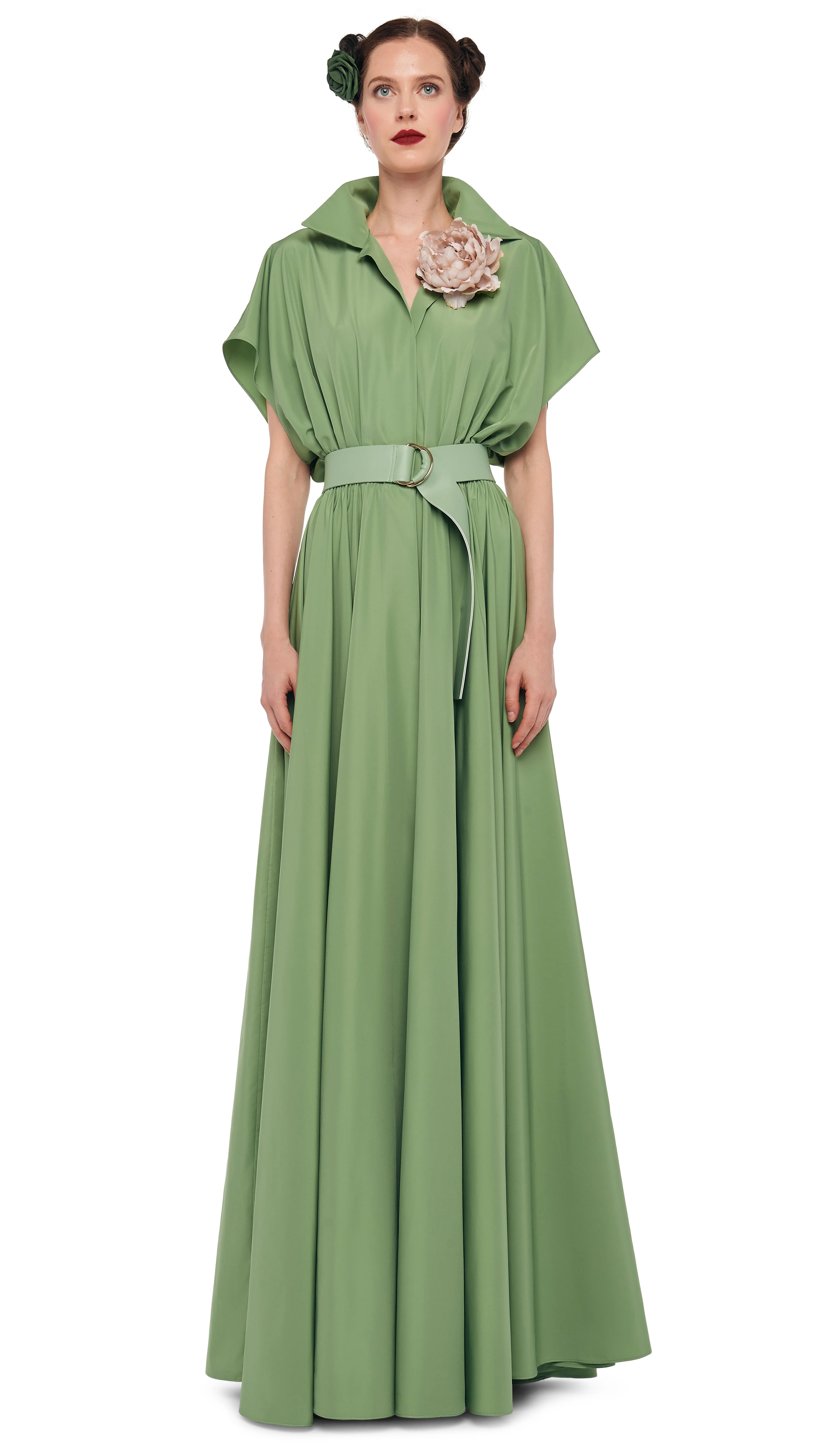 SUPER OS SLEEVELESS BF NK SHIRT FLARED GOWN - Image 2