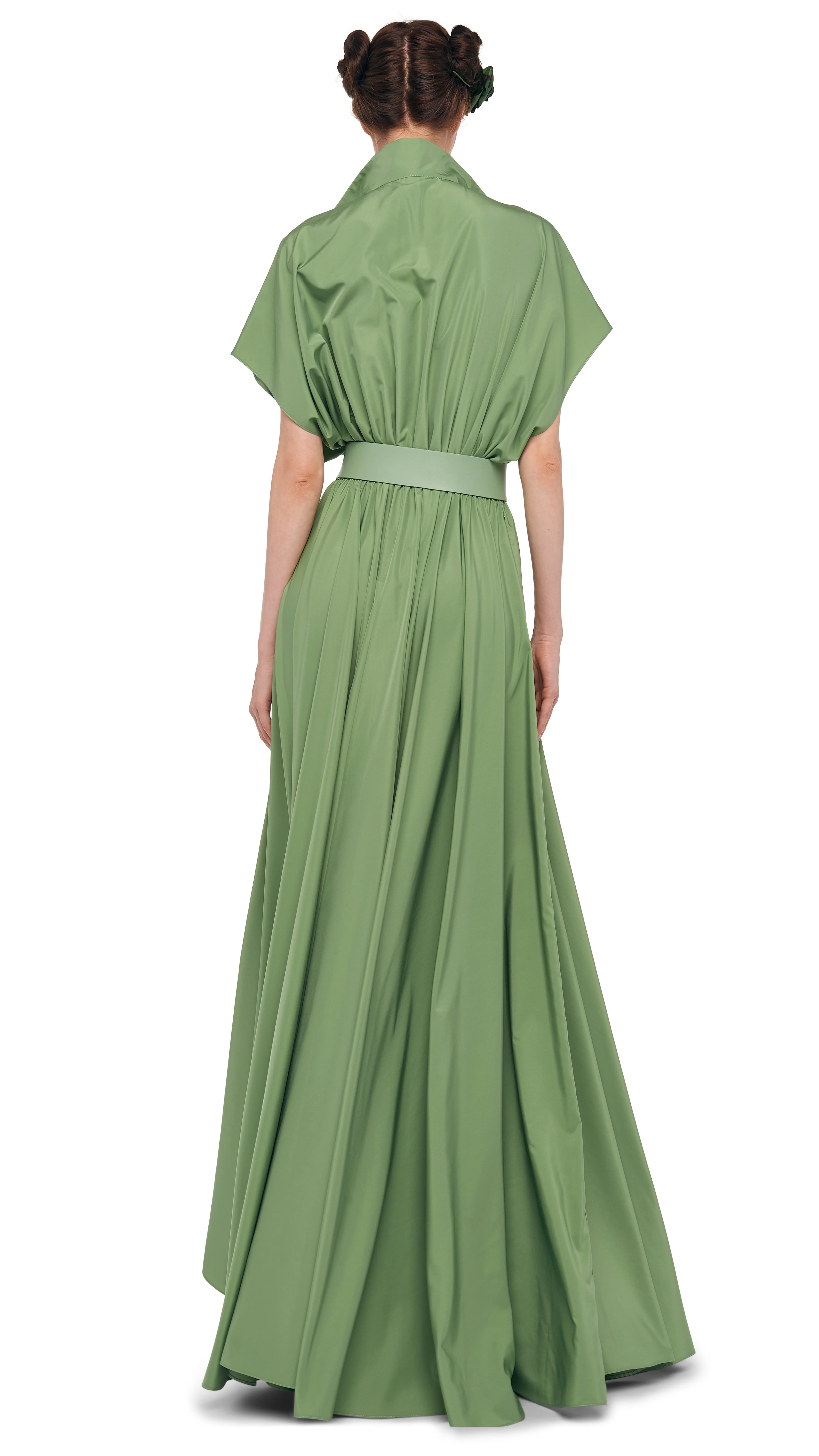SUPER OS SLEEVELESS BF NK SHIRT FLARED GOWN - Image 4