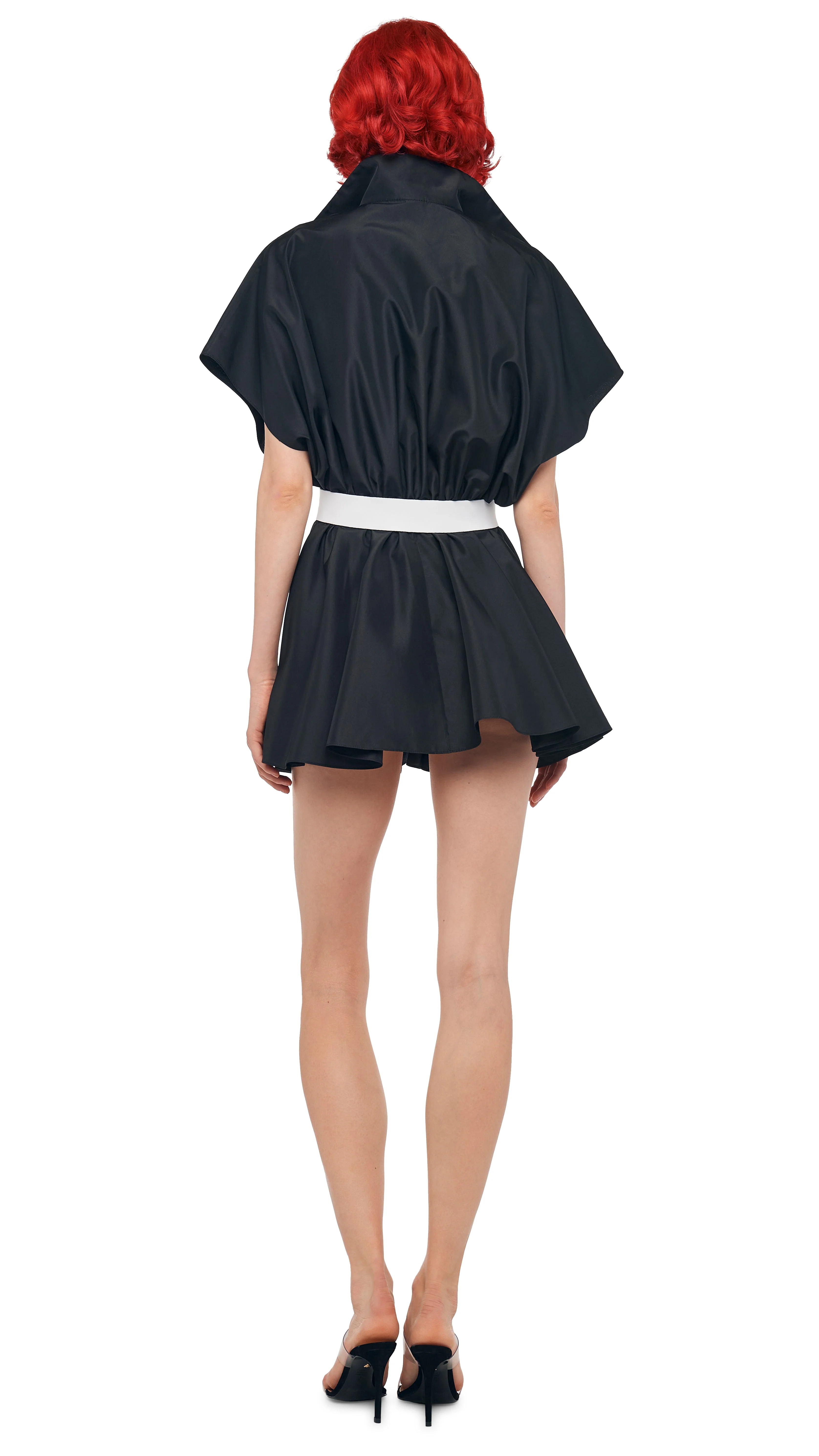 SUPER OS SLEEVELESS BF NK SHIRT FLARED MINI DRESS - Image 3