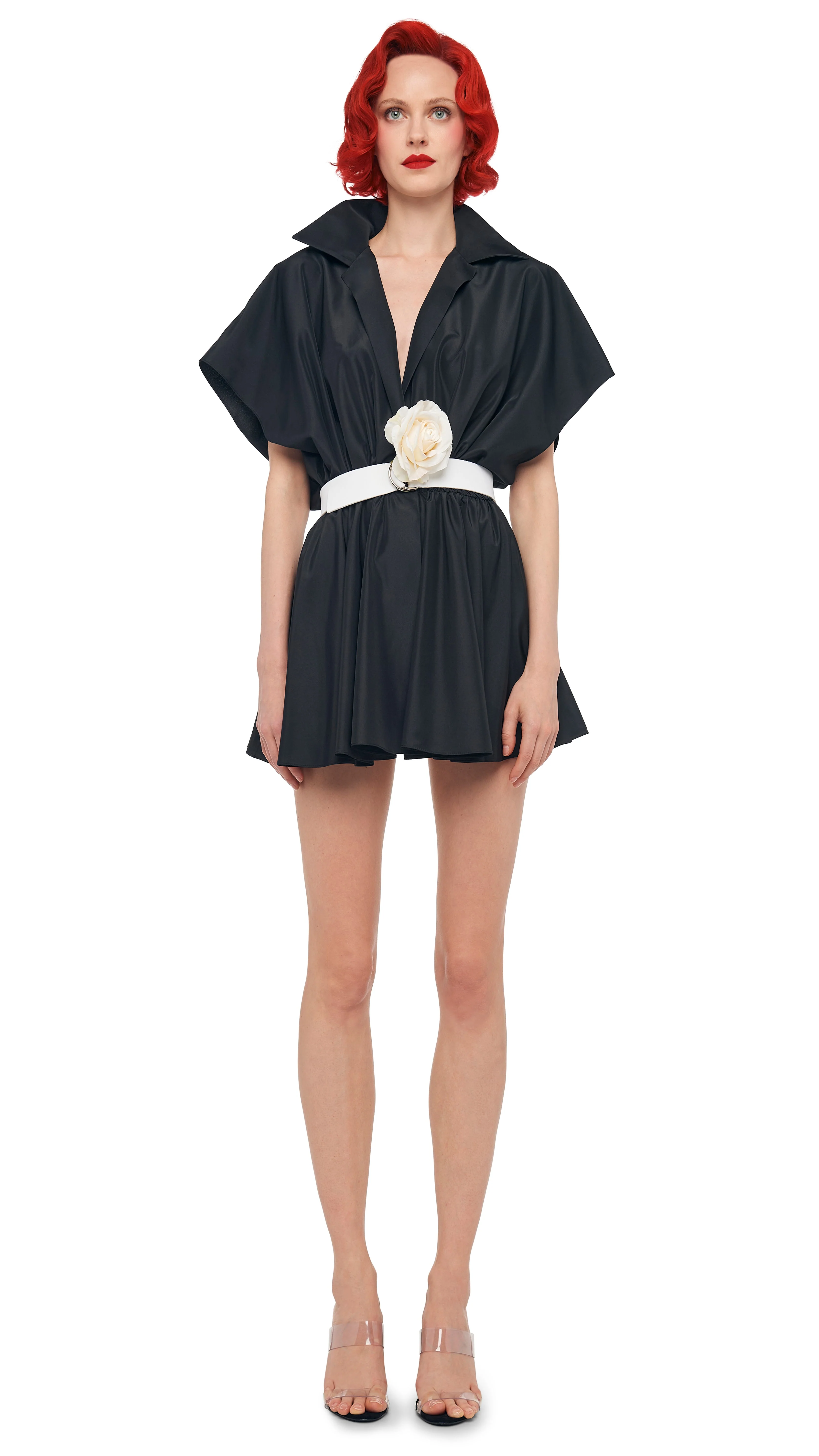 SUPER OS SLEEVELESS BF NK SHIRT FLARED MINI DRESS - Image 4