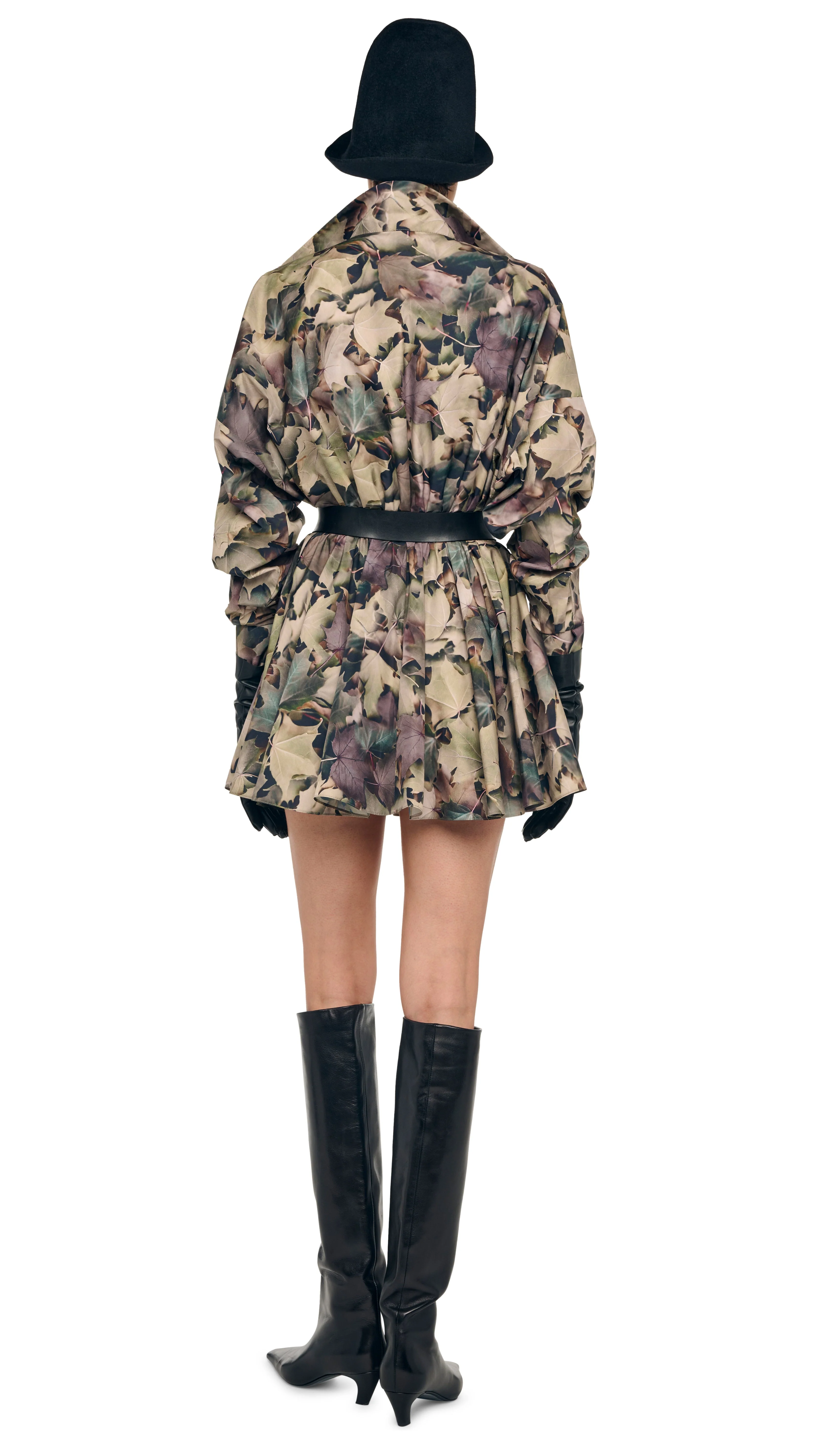 SUPER OS BF NK SHIRT FLARED MINI DRESS - Image 3