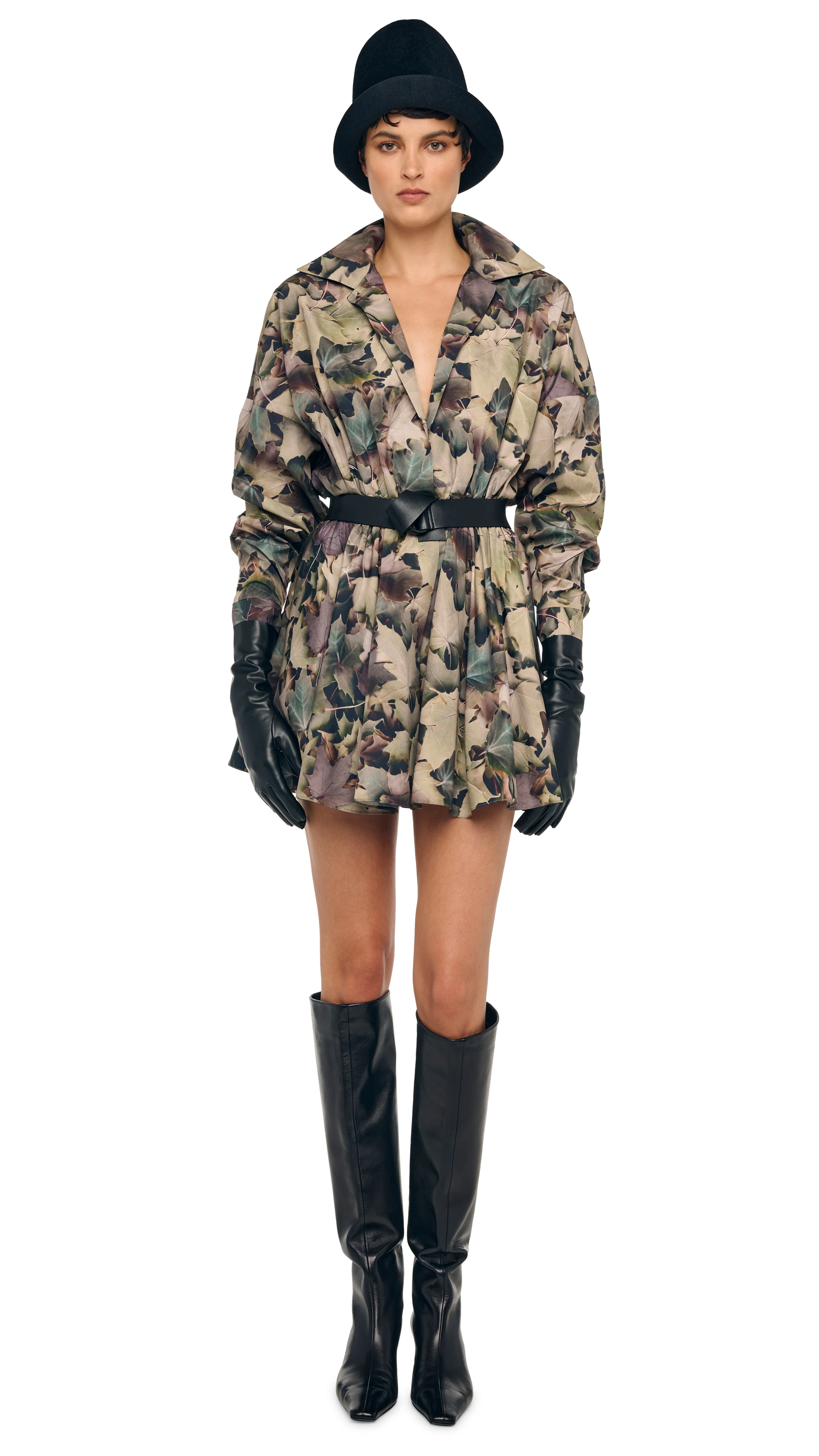 SUPER OS BF NK SHIRT FLARED MINI DRESS - Image 4
