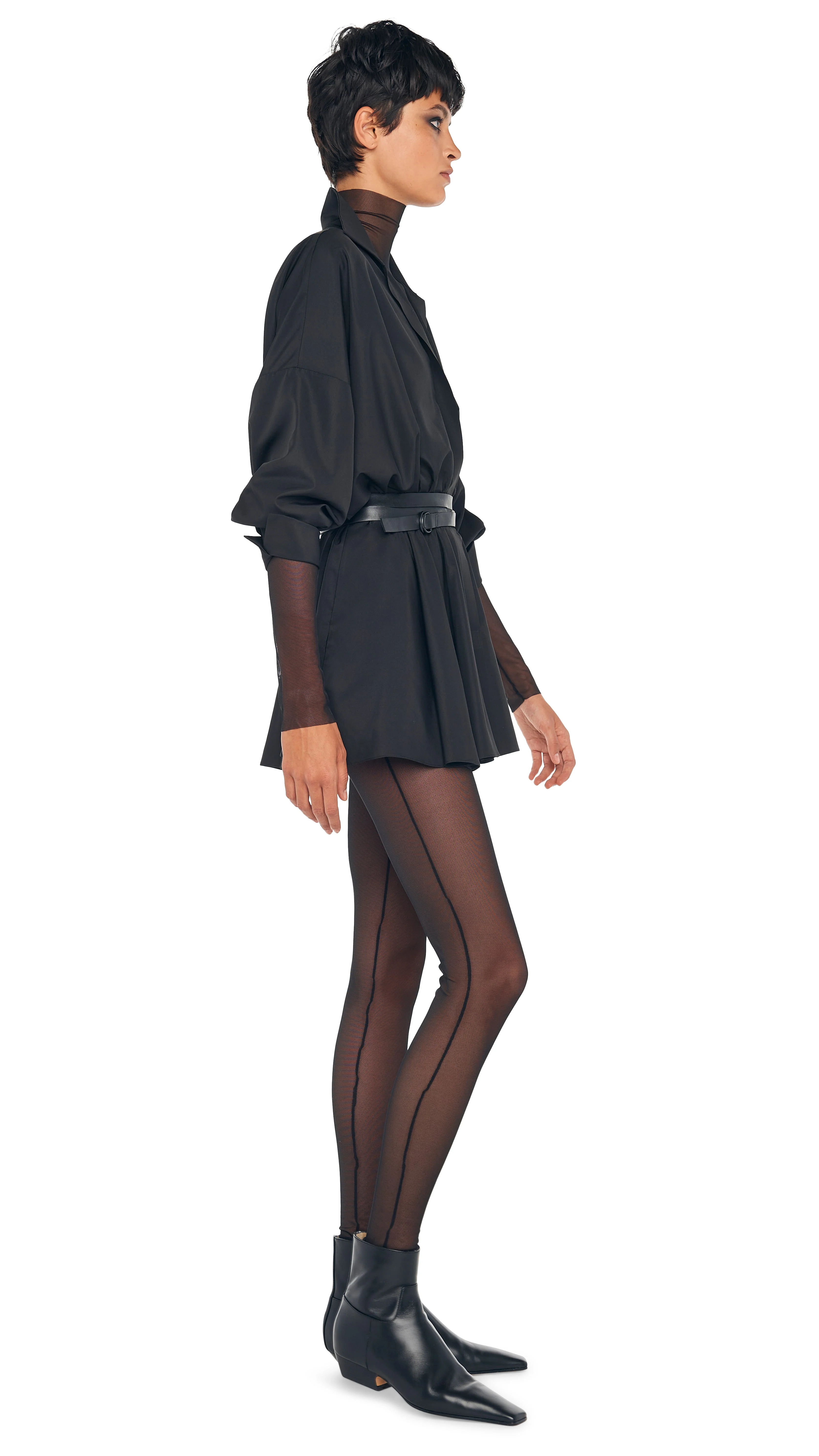 SUPER OS BF NK SHIRT FLARED MINI DRESS - Image 10