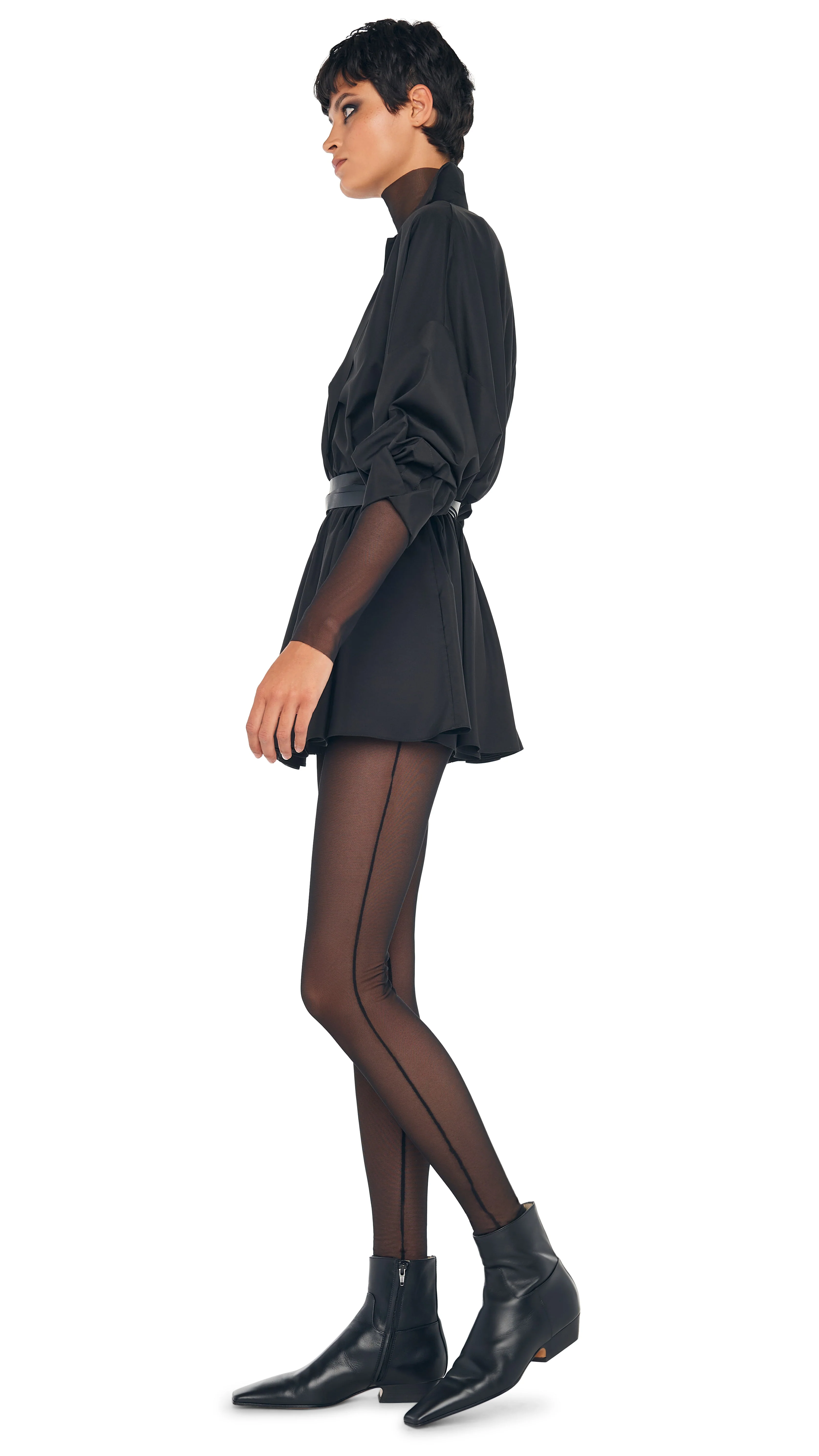 SUPER OS BF NK SHIRT FLARED MINI DRESS - Image 8