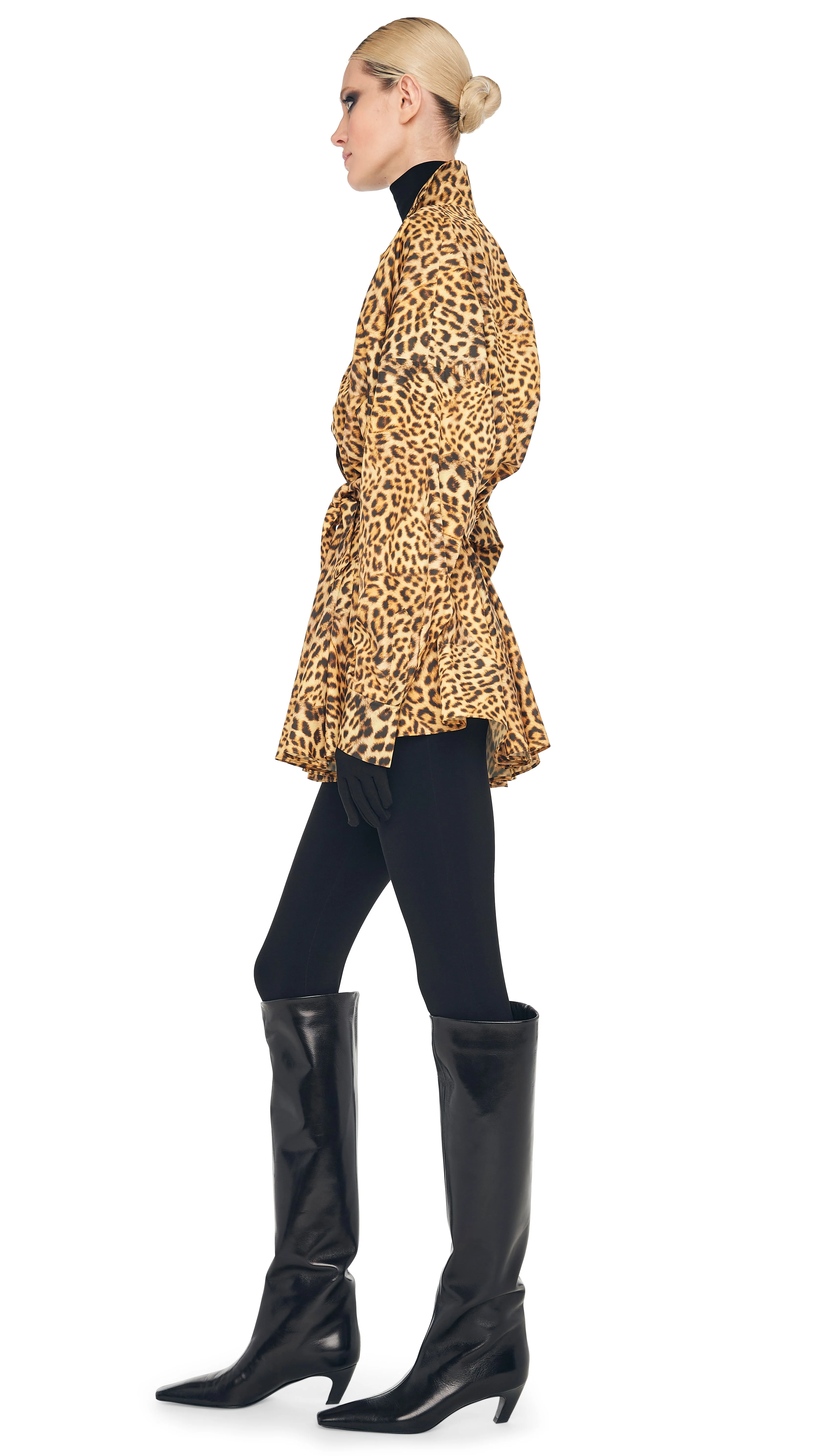 SUPER OS BF NK SHIRT FLARED MINI DRESS - Image 2