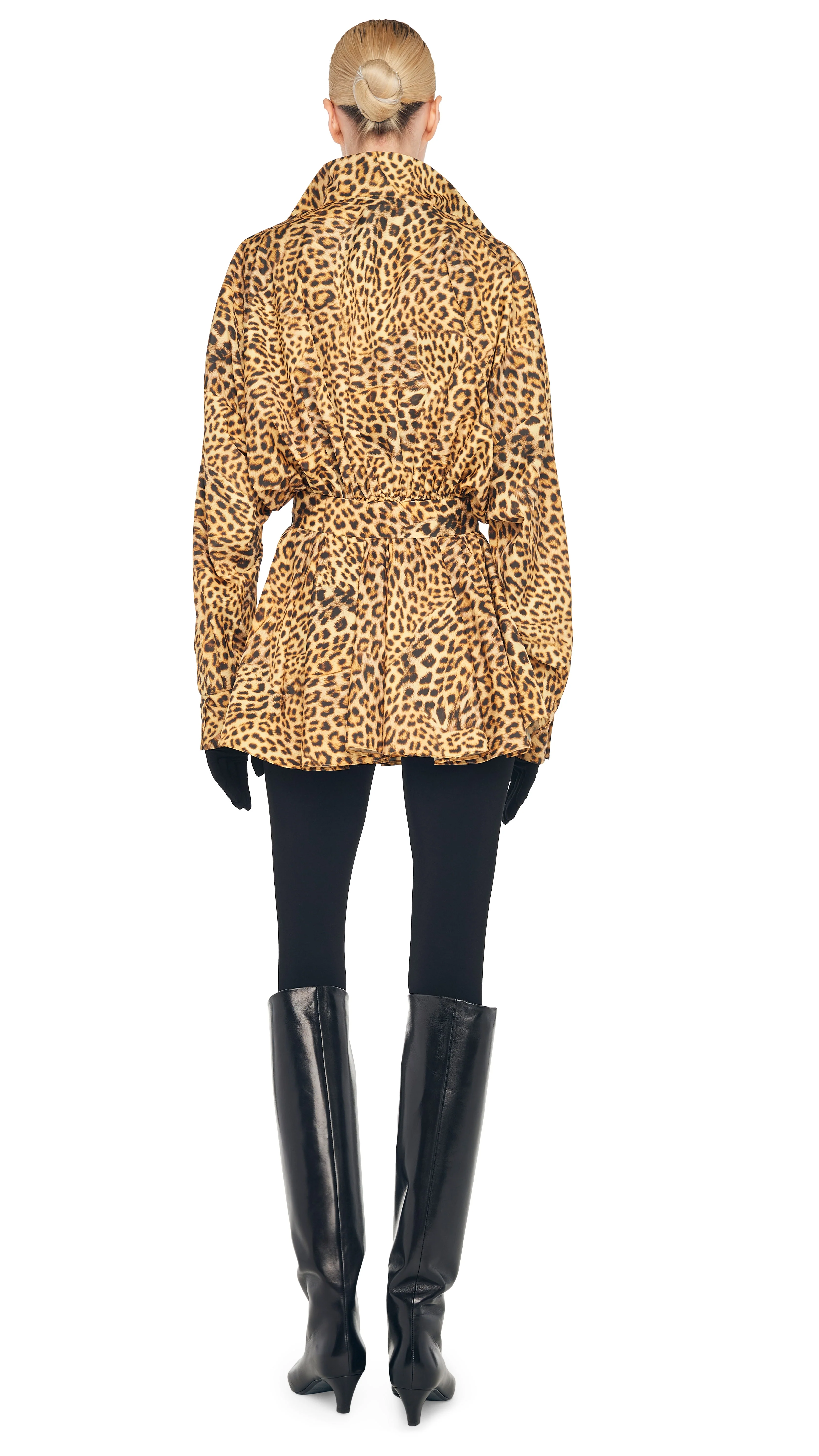 SUPER OS BF NK SHIRT FLARED MINI DRESS - Image 3