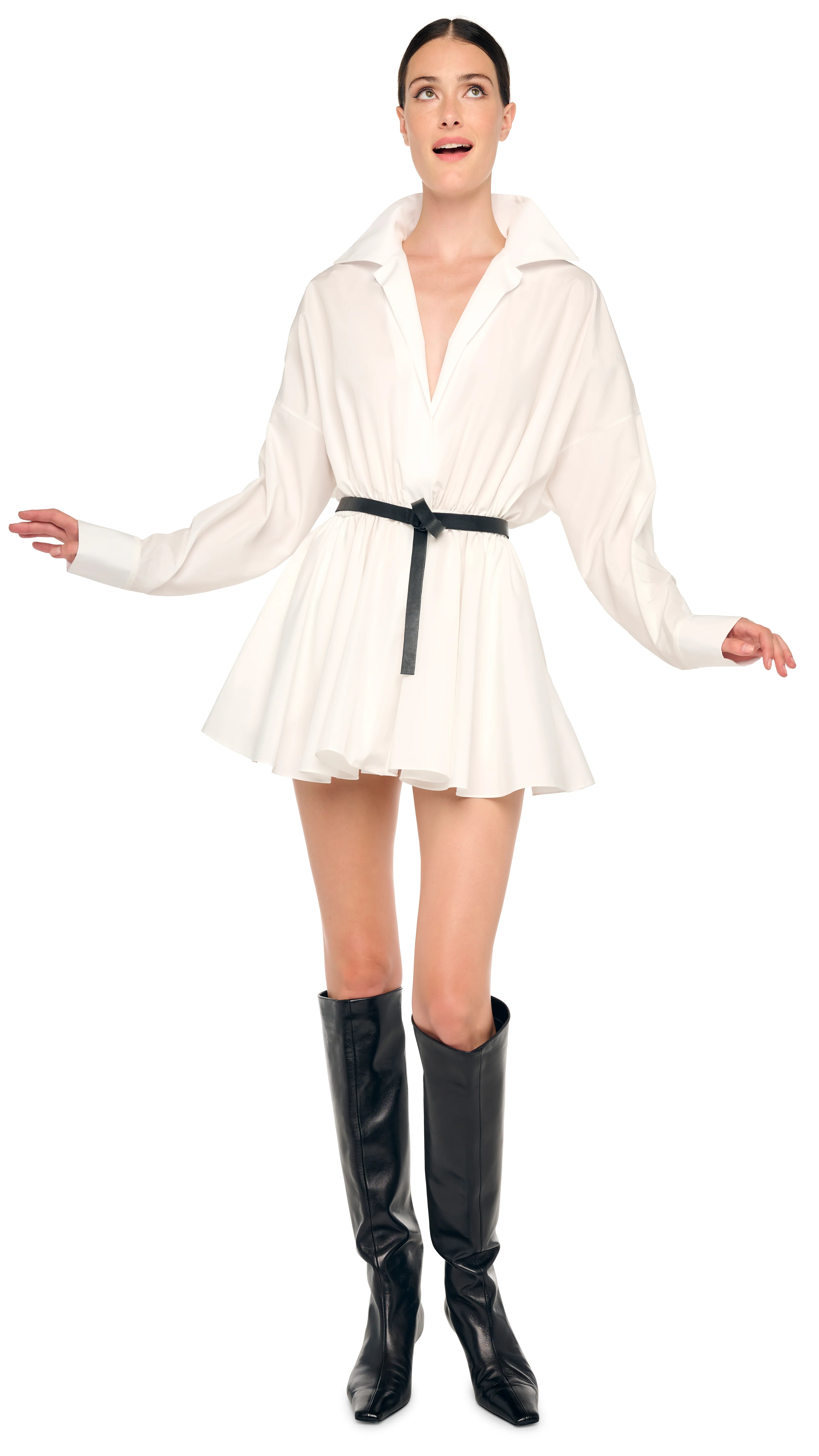 SUPER OS BF NK SHIRT MINI DRESS - Image 4