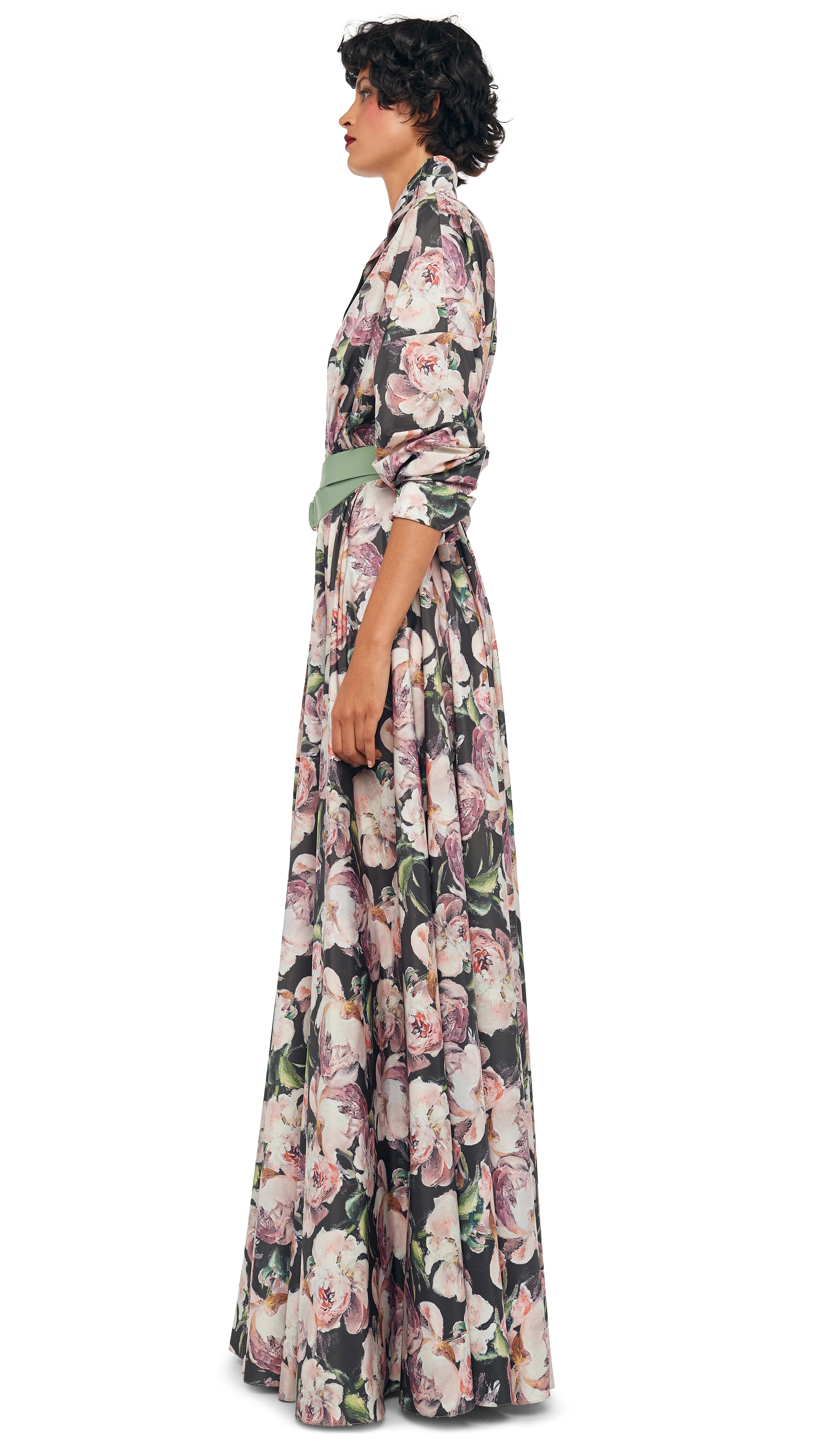 SUPER OS BF NK SHIRT FLARED GOWN - Image 3