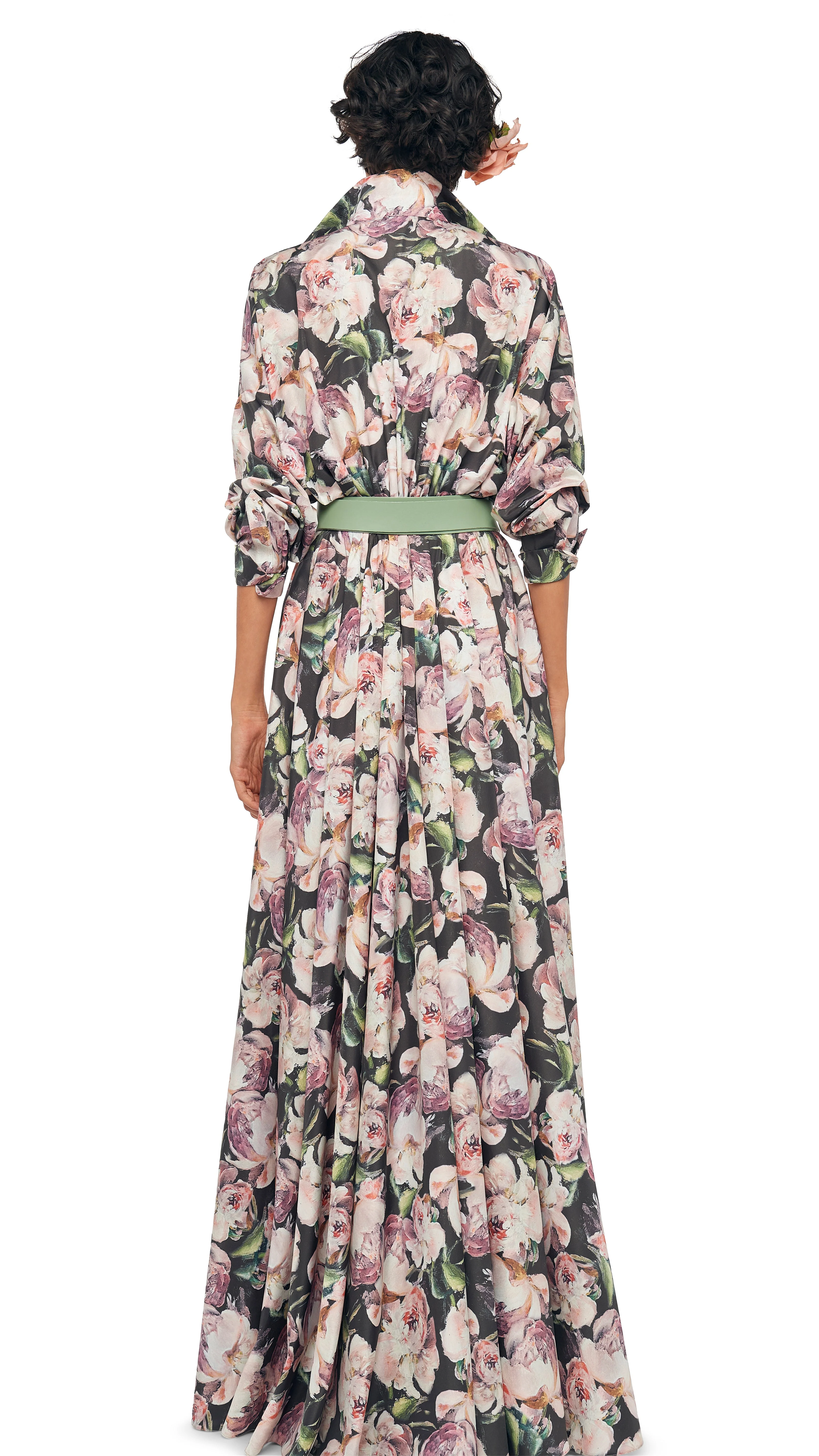 SUPER OS BF NK SHIRT FLARED GOWN - Image 4