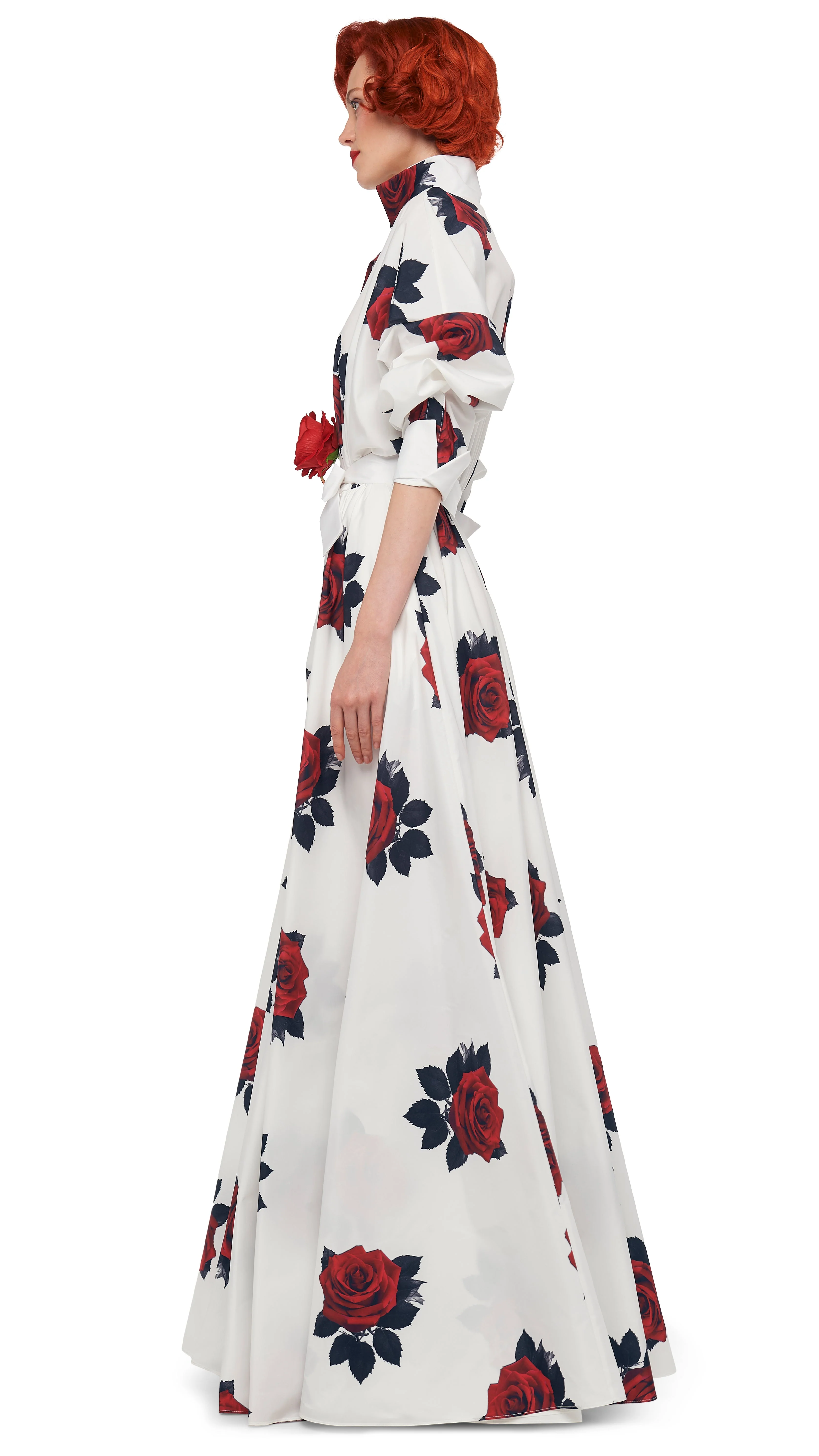 SUPER OS BF NK SHIRT FLARED GOWN - Image 2