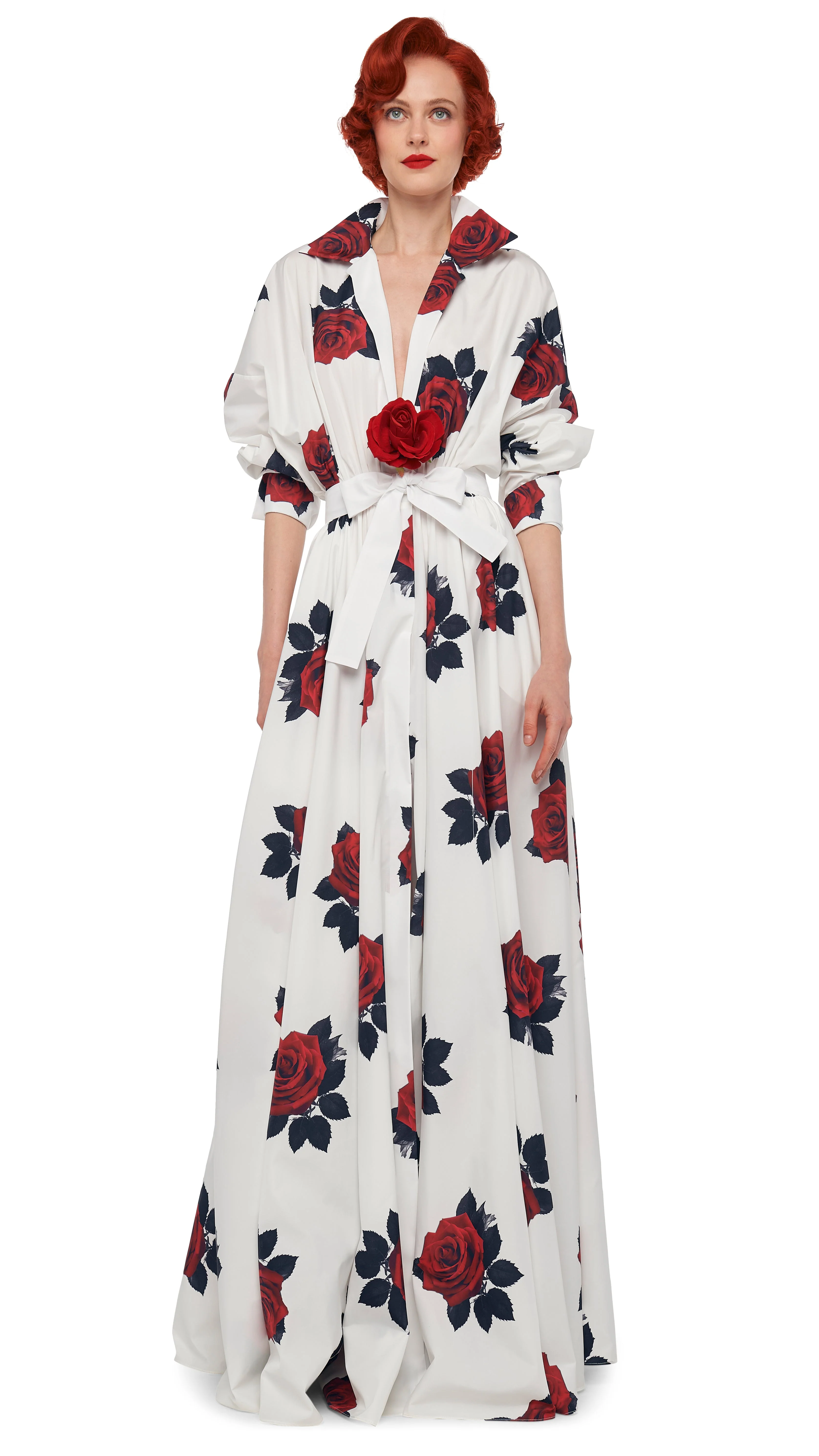 SUPER OS BF NK SHIRT FLARED GOWN - Image 4